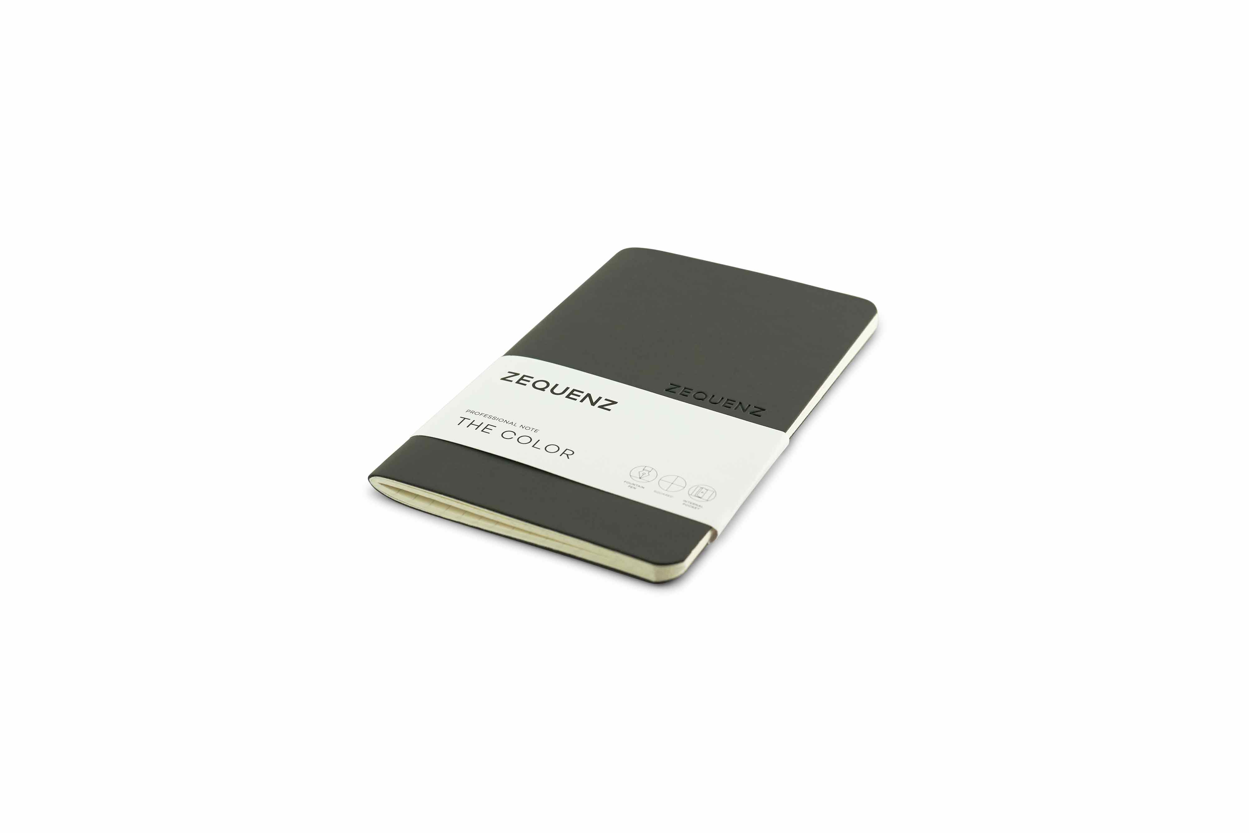 Zequenz-notebook-The-Color-A-Professional-Note-Storm-Grey Zequenz The Color Notizbuch Professional Note Sturmgrau