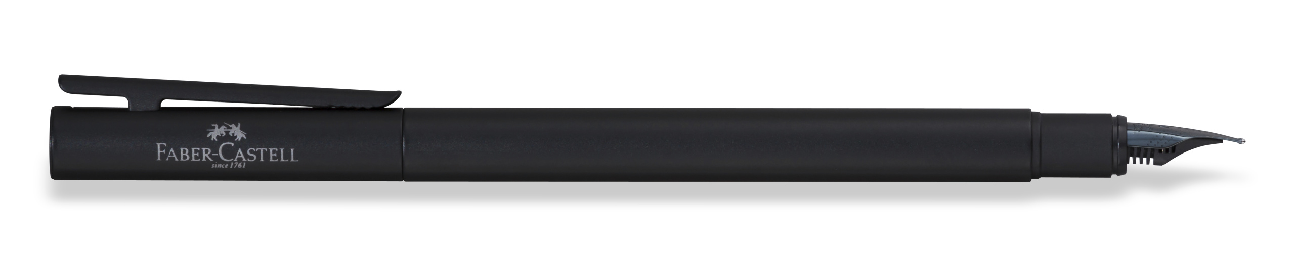 Faber-Castell Füllhalter Neo Slim Edelstahl Schwarz
