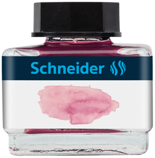 6939_477170_tintenglas_rose_15ml Schneider Tinte für Füllhalter Tintenglas 15 ml pastell