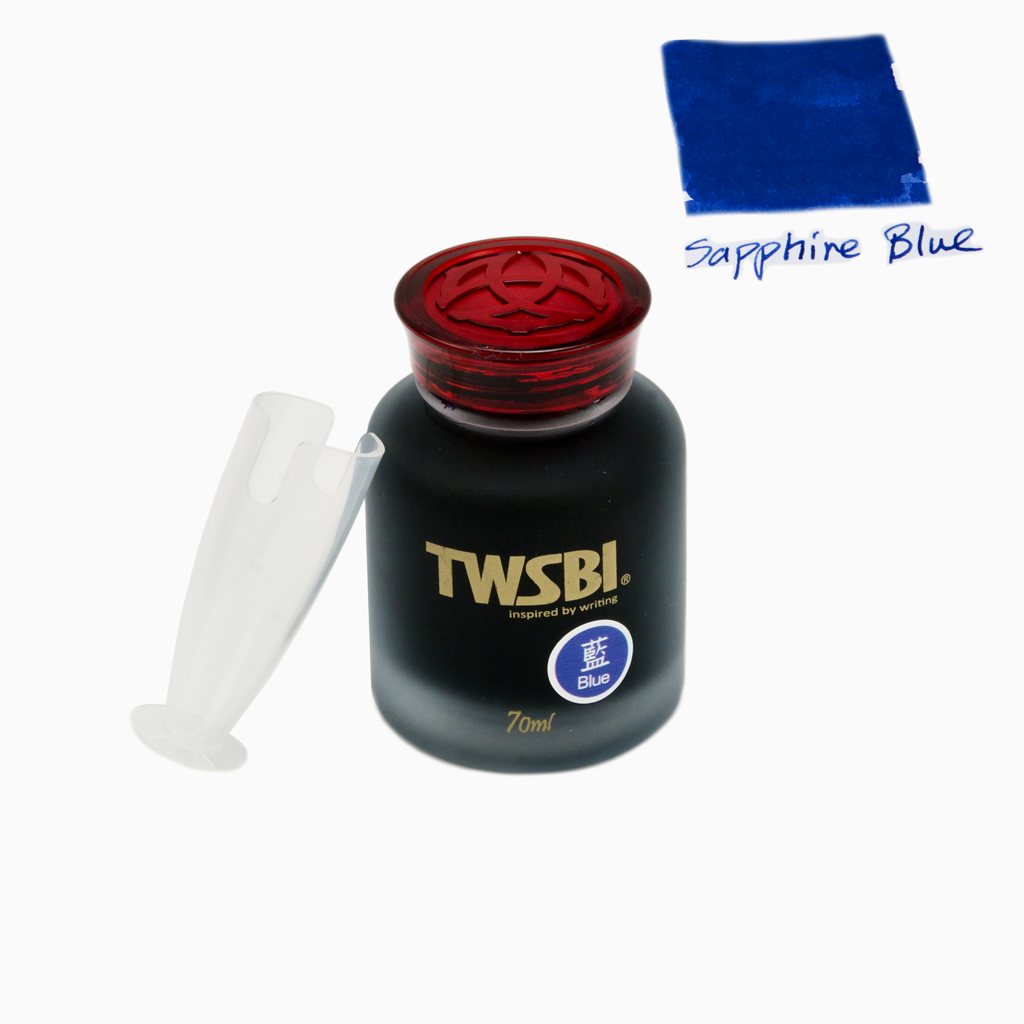 Sapphire-Blue TWSBI Tintenglas Blau 70 ml