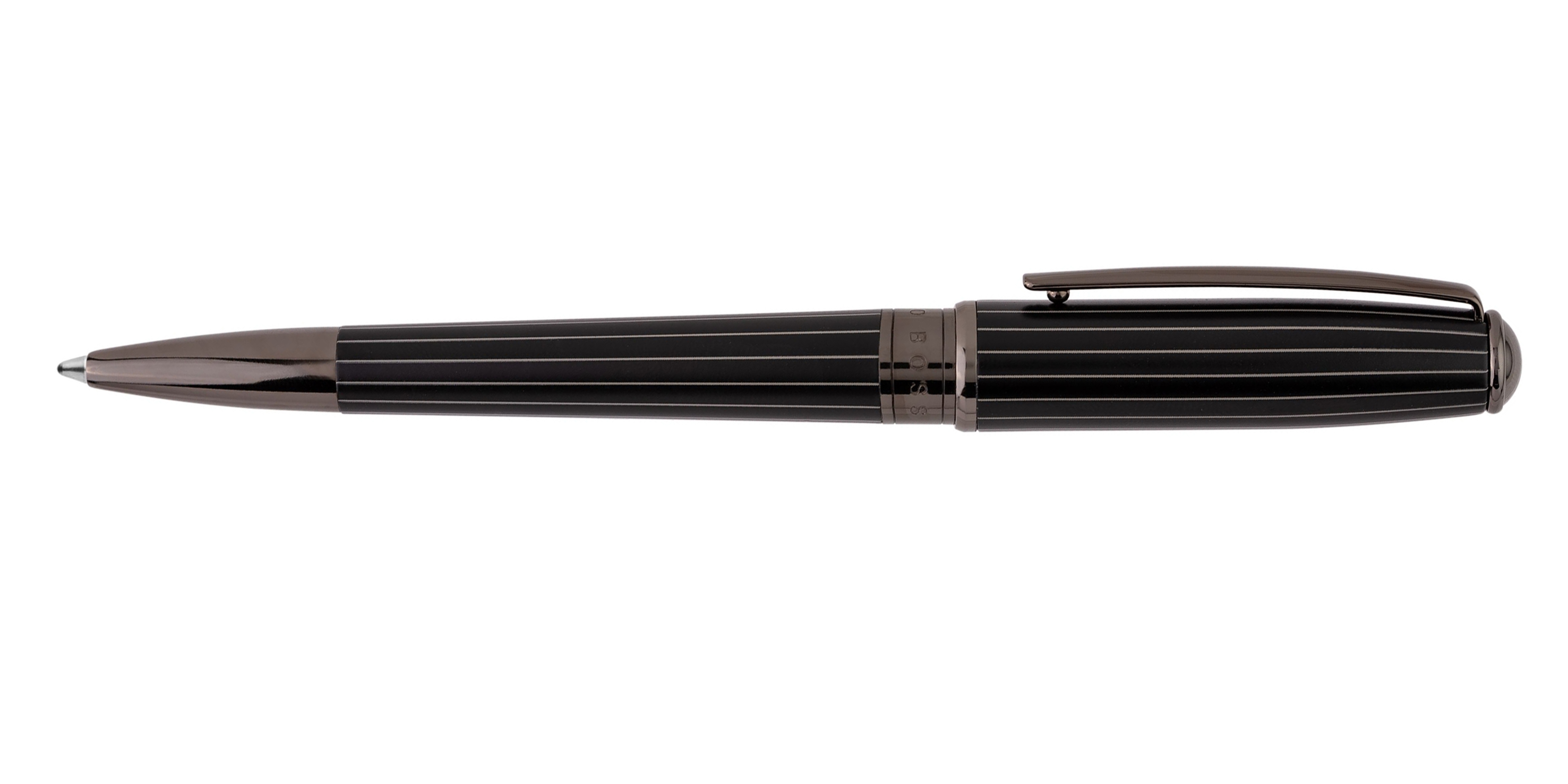 Hugo-Boss-ESSENTIAL-Kugelschreiber-Pinstripe-clip-oben Hugo Boss ESSENTIAL ballpen Pinstripe