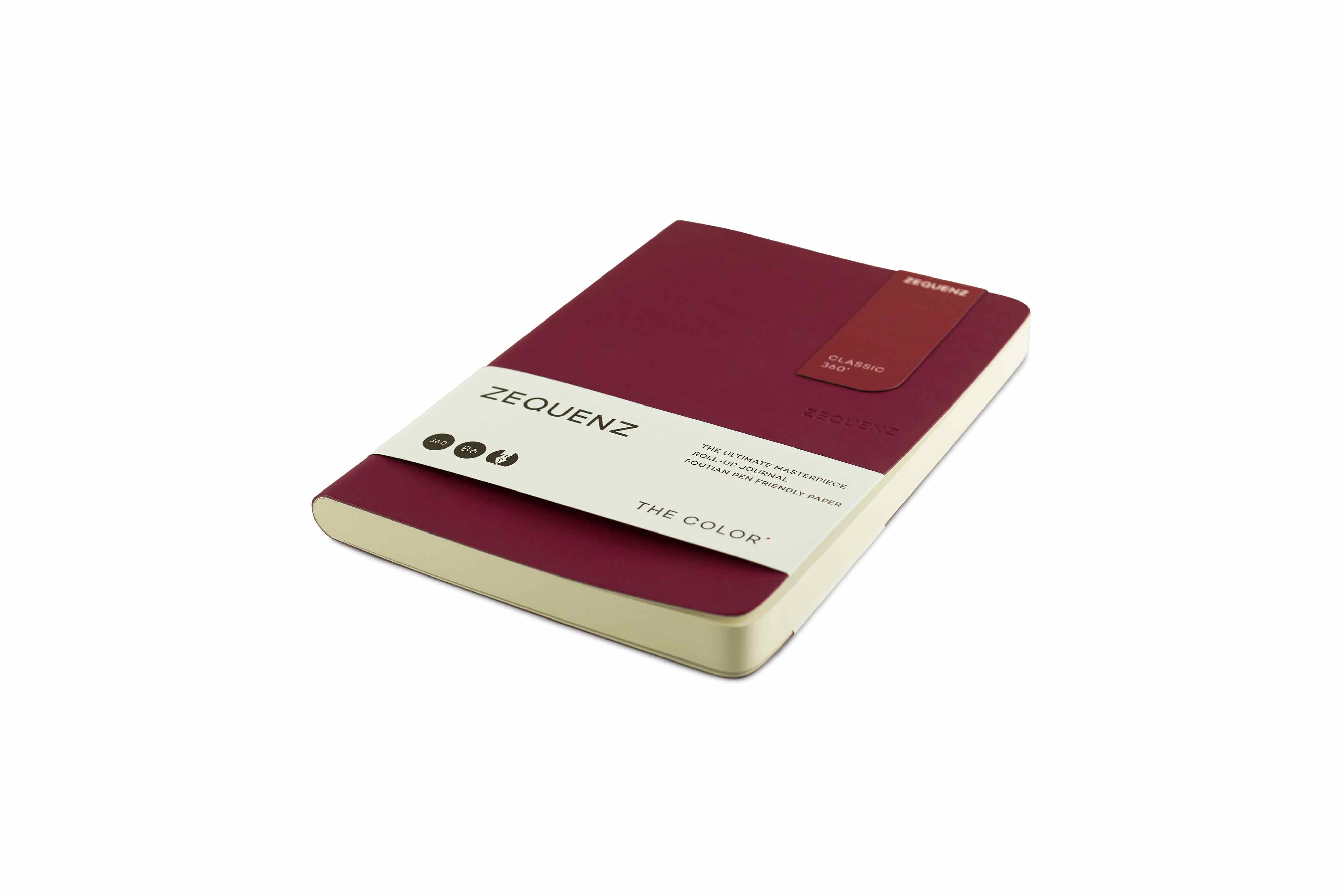Zequenz The Color Notizbuch B6 Beeren Bordeaux