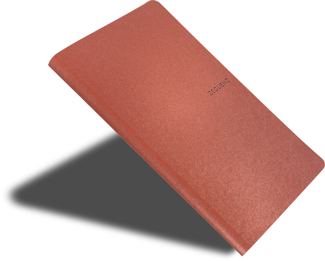 Zequenz Galaxy 360 Notizbuch A5 Slim Star Flame 13 x 21 cm