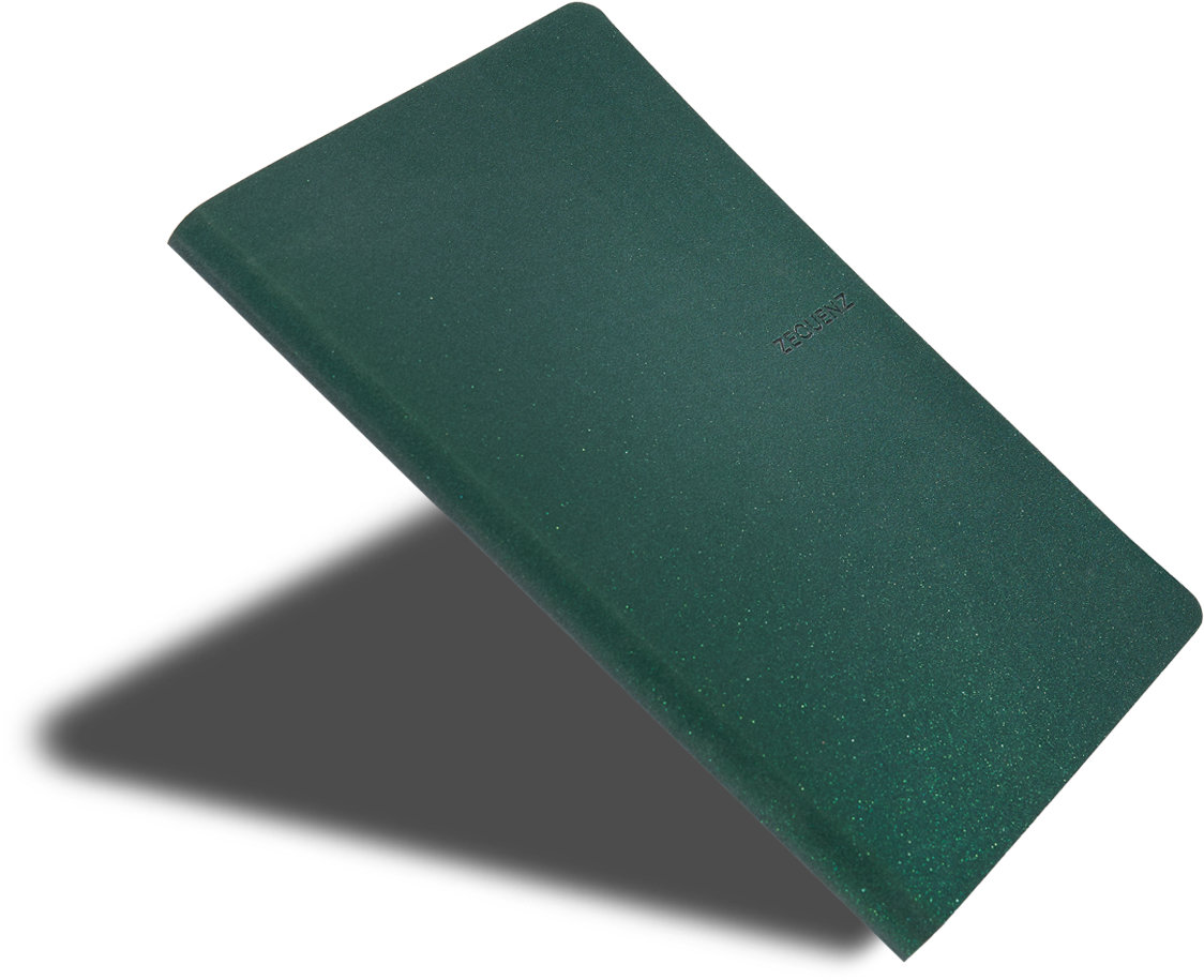 Zequenz Galaxy 360 Notizbuch A5 Slim Astro Green 13 x 21 cm