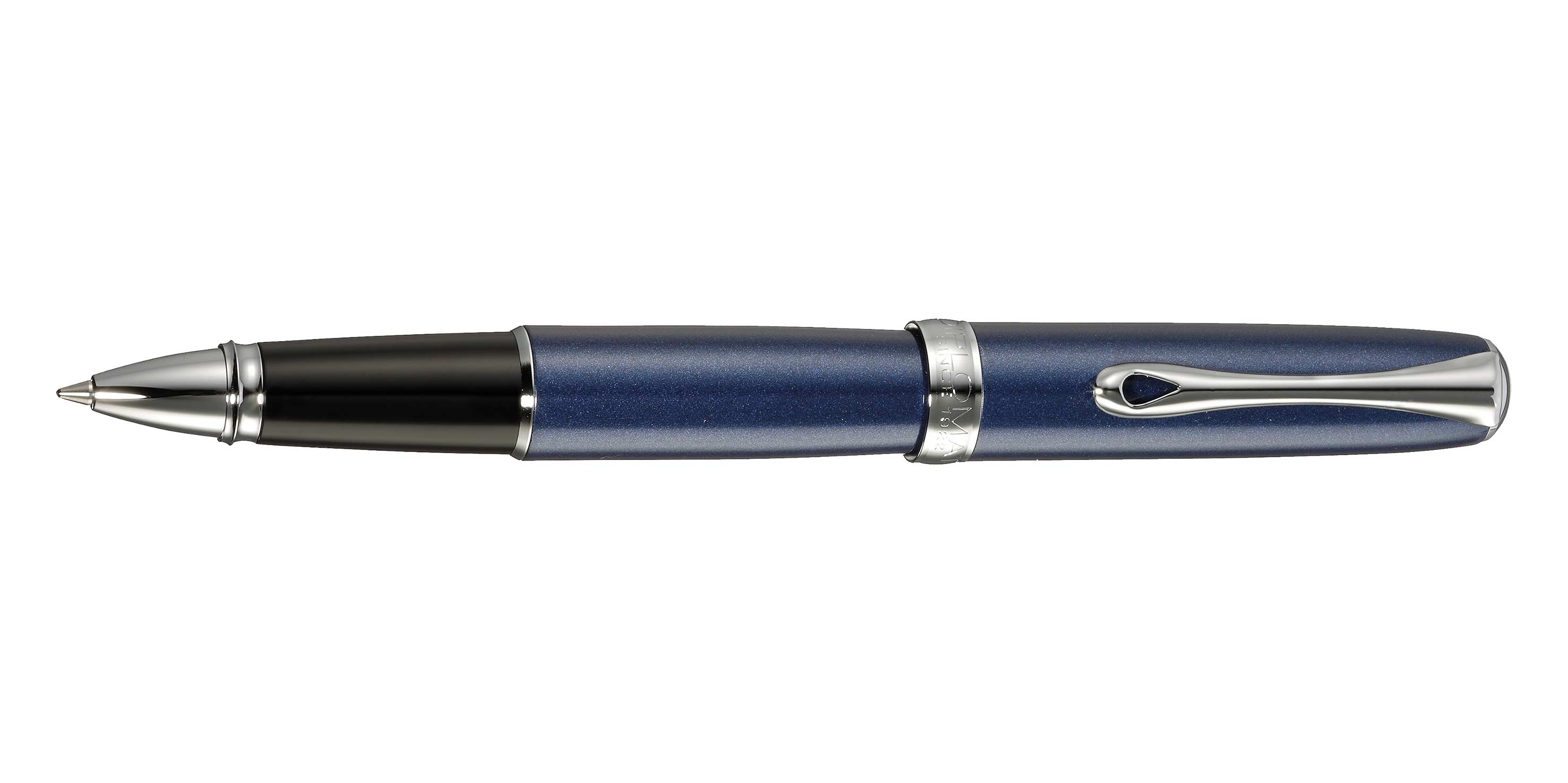 Diplomat-Excellence-A2-Tintenroller-Midnight-Blau-rollerball-midnight-blue Diplomat Excellence A2 Tintenroller Midnight Blue Chrom