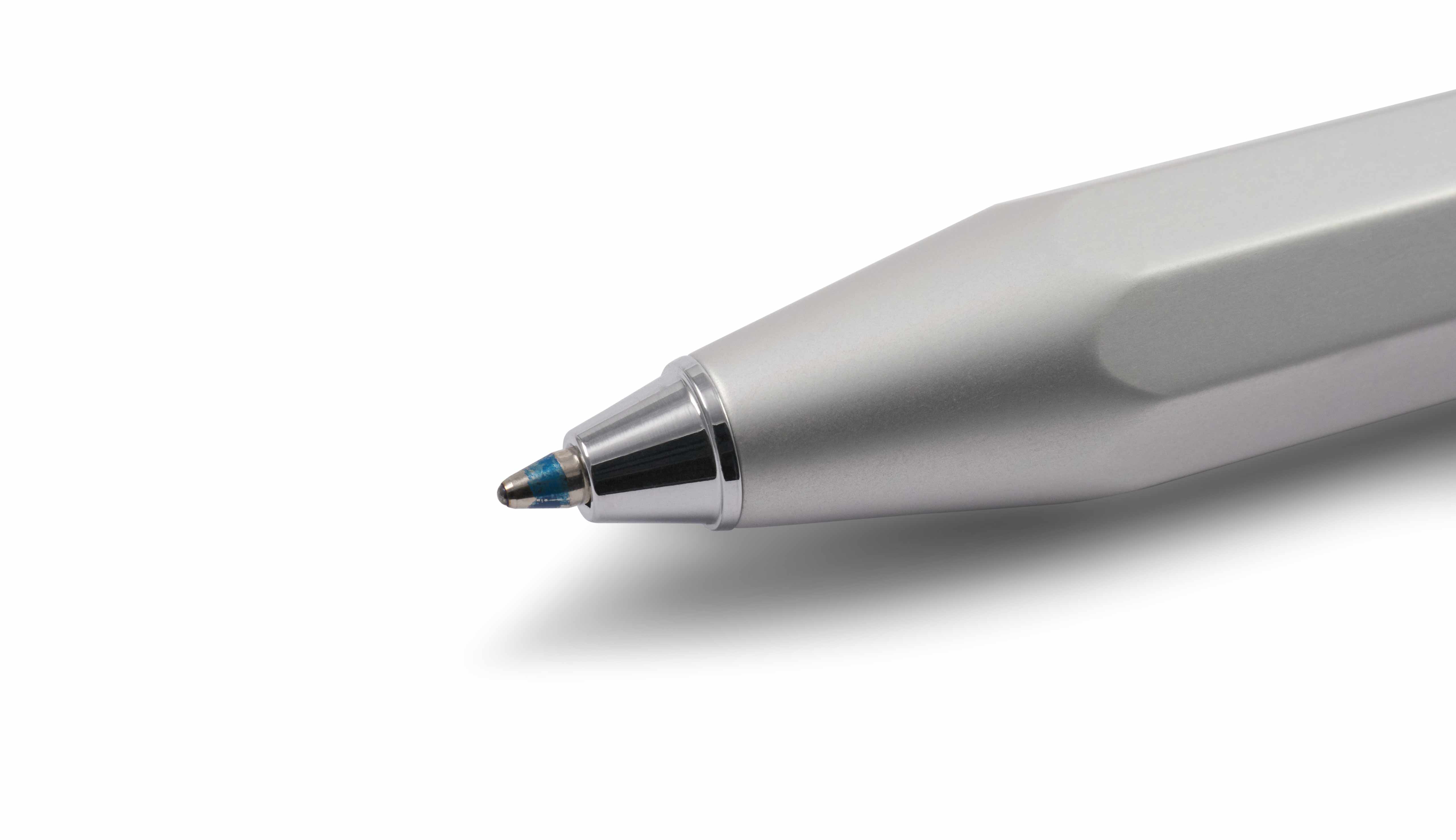 Kaweco AL Sport Kugelschreiber Silber Detail Front