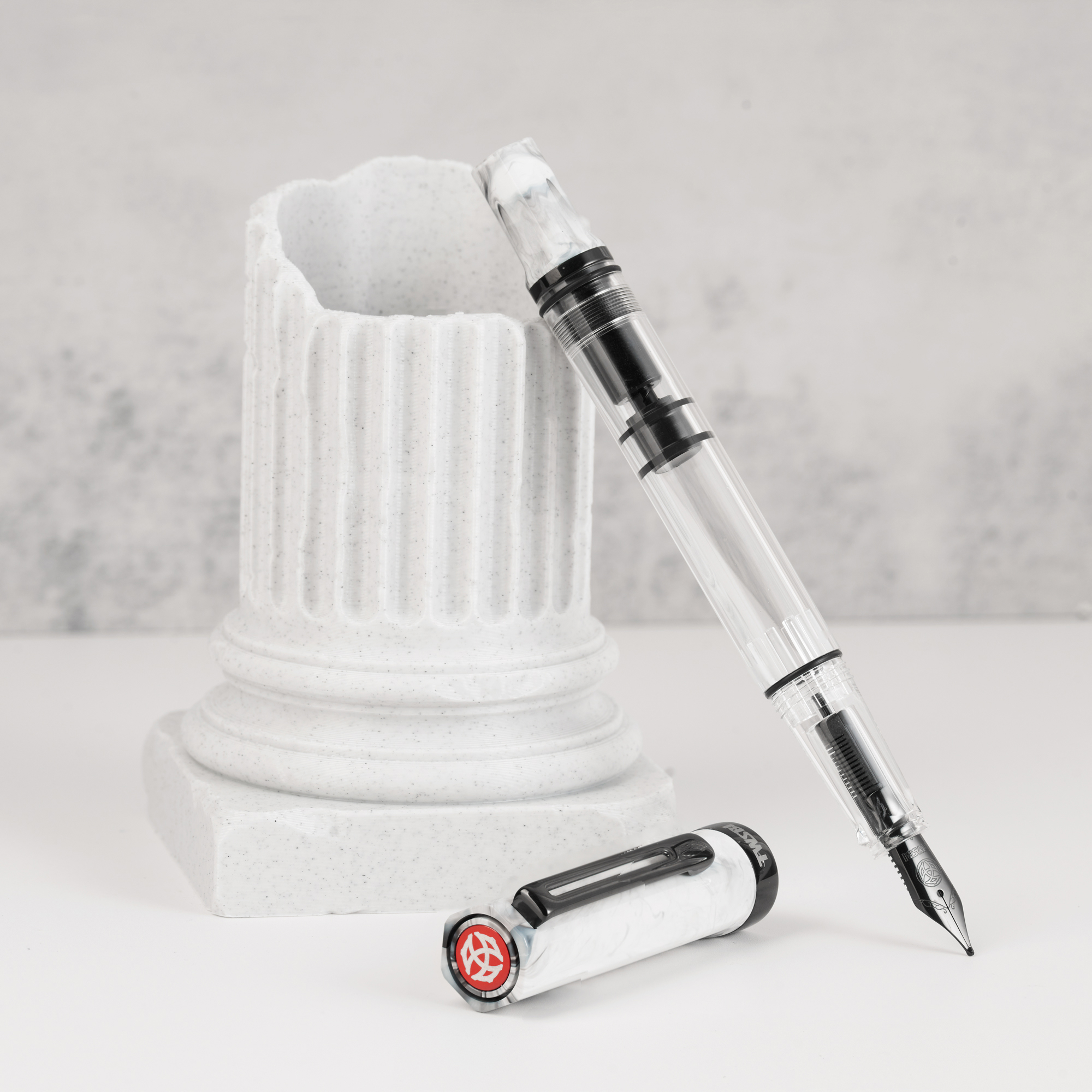 TWSBI ECO Carrara Onyx Kolbenfüllhalter