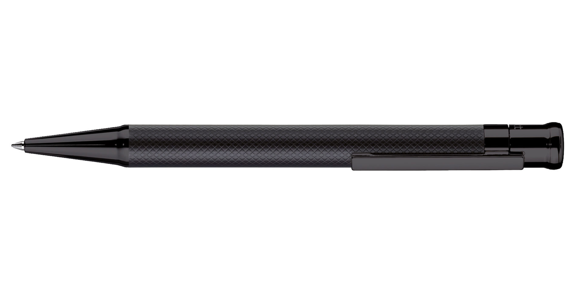 Otto-Hutt-Design-04-ballpen-allblack-square Otto Hutt Entwurf 04 Kugelschreiber Karo All Black