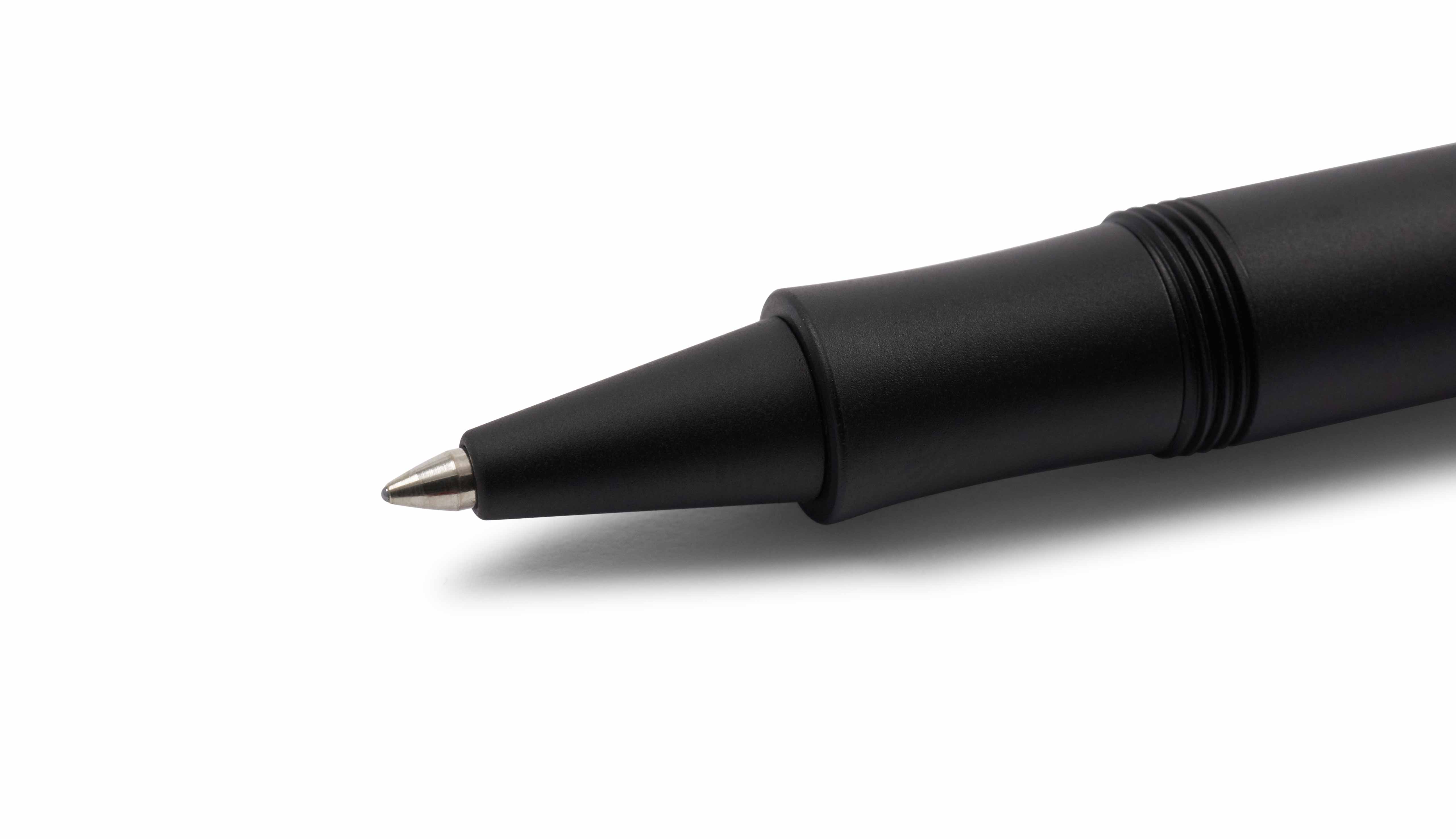 Kaweco-AL-Sport-Detail-Schwarz-Rollerball Kaweco AL Sport rollerball black detail front