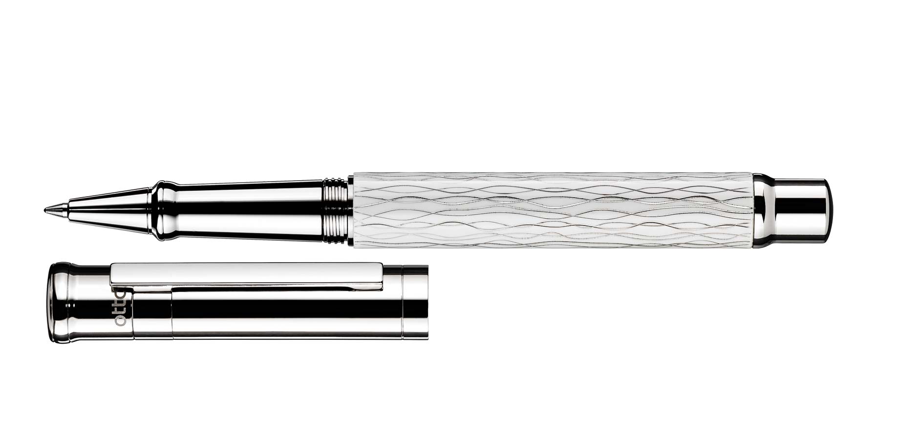 Otto Hutt Entwurf 04 Rollerball Welle Weiß