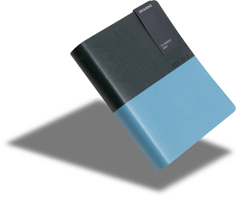 Zequenz Basic Plus Notizbuch B6 Emerald Lagoon