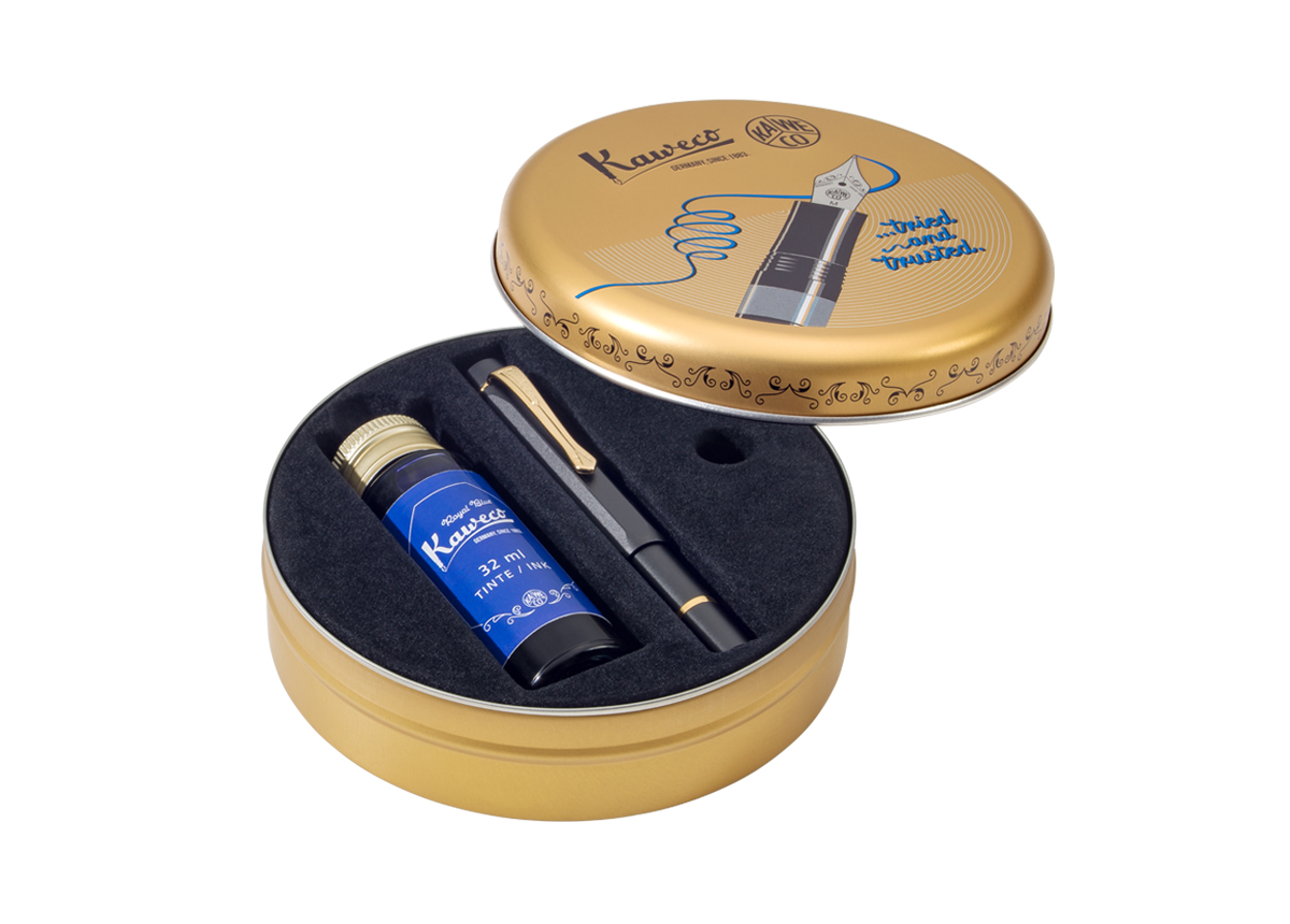 Kaweco Al SPORT Kolbenfüllhalter Starter Set