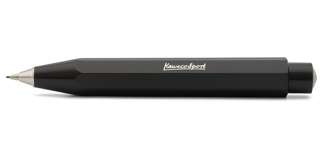 Kaweco_SKYLINE_Schwarz_Druckbleistift_Schatten Kaweco SKYLINE Sport Druckbleistift 0,7 mm Schwarz