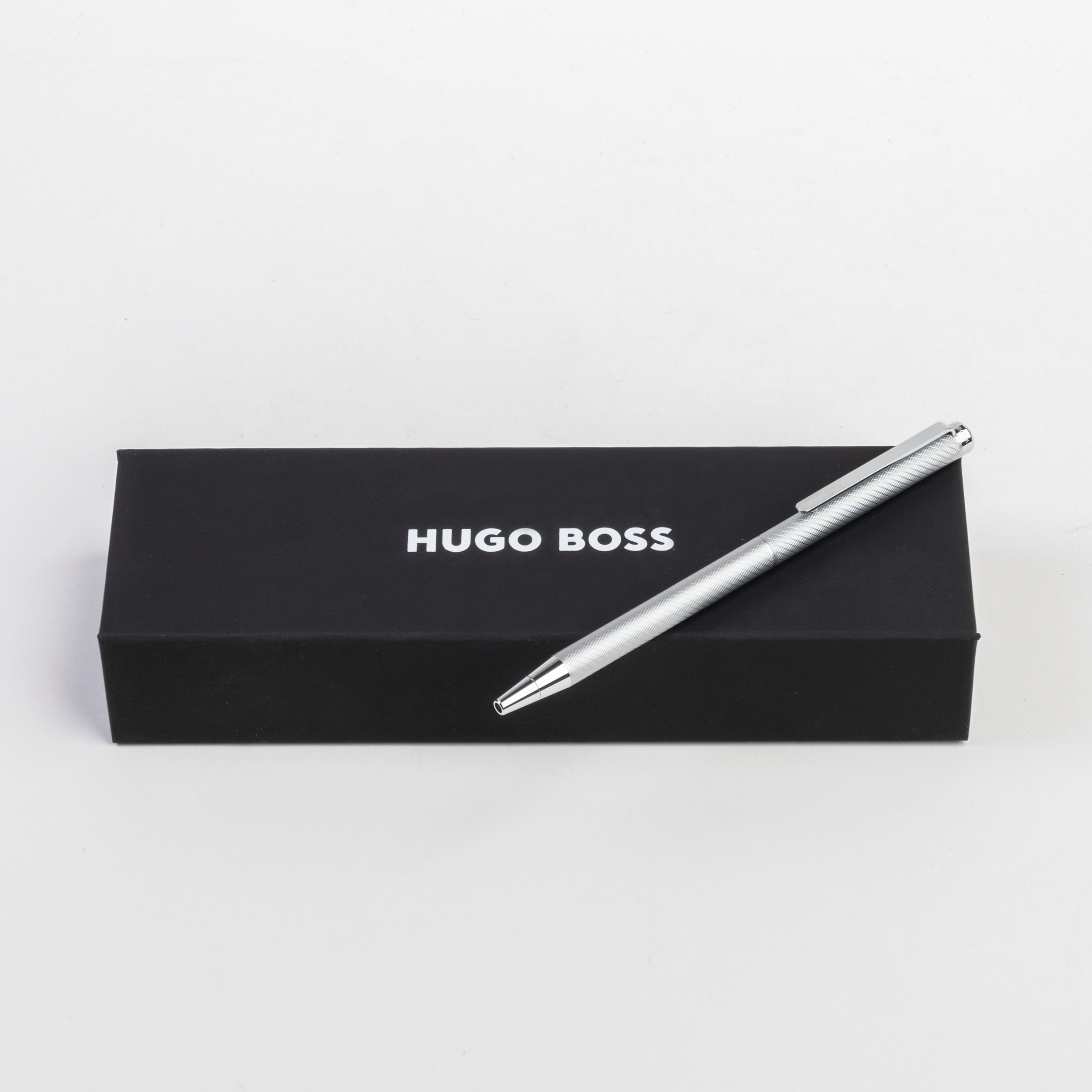 HSM2764B_E-1 Hugo Boss Cloud Chrome ballpoint pen