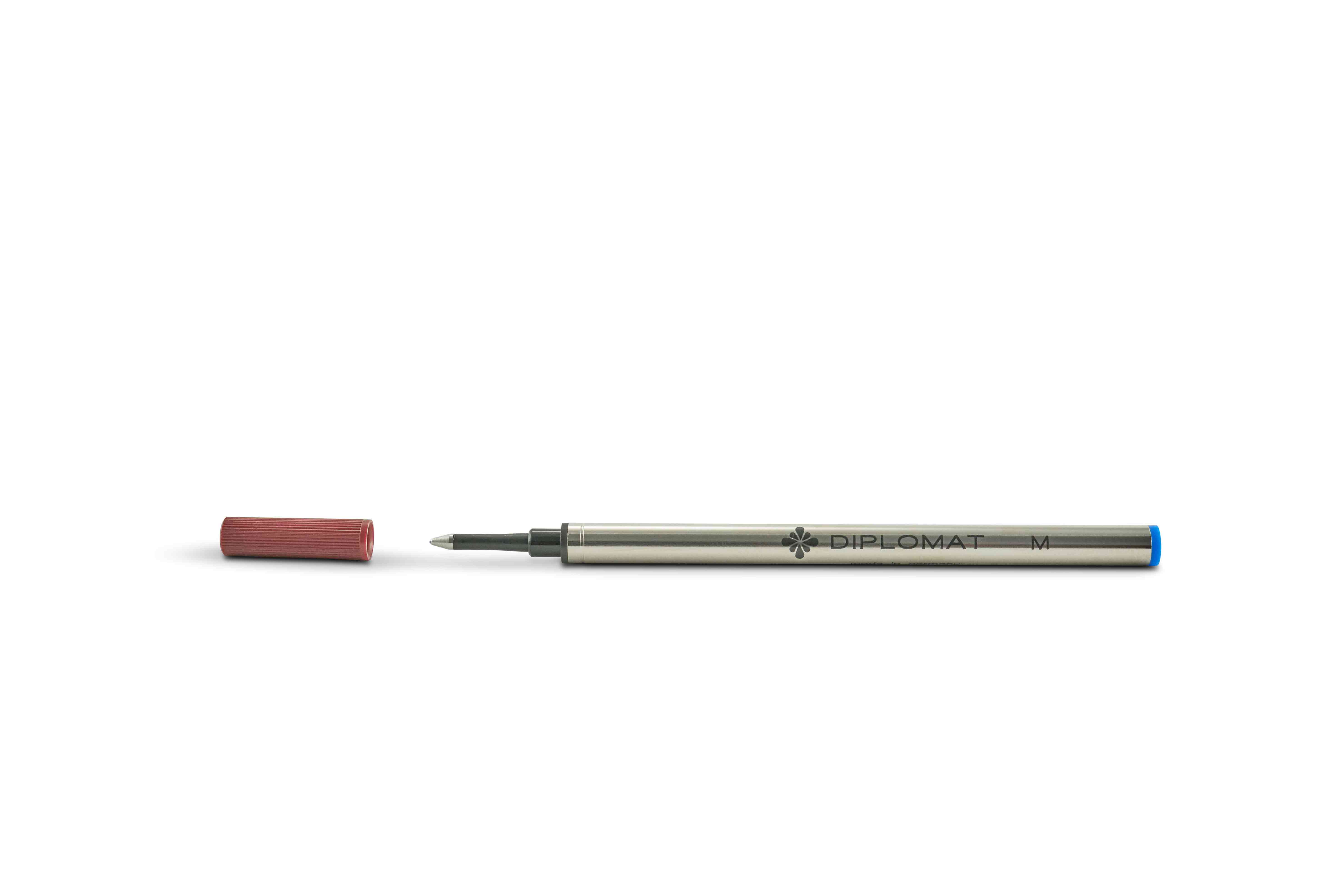 Diplomat-Rollerball-refill-M-Blue Diplomat Tintenrollermine Blau