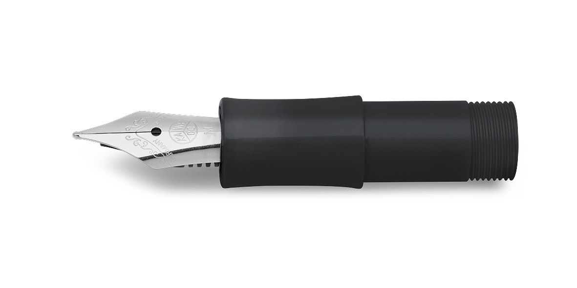 Kaweco-Skyline-Front-Part-nib-Black Kaweco SKYLINE Sport Mundstück mit Feder Schwarz