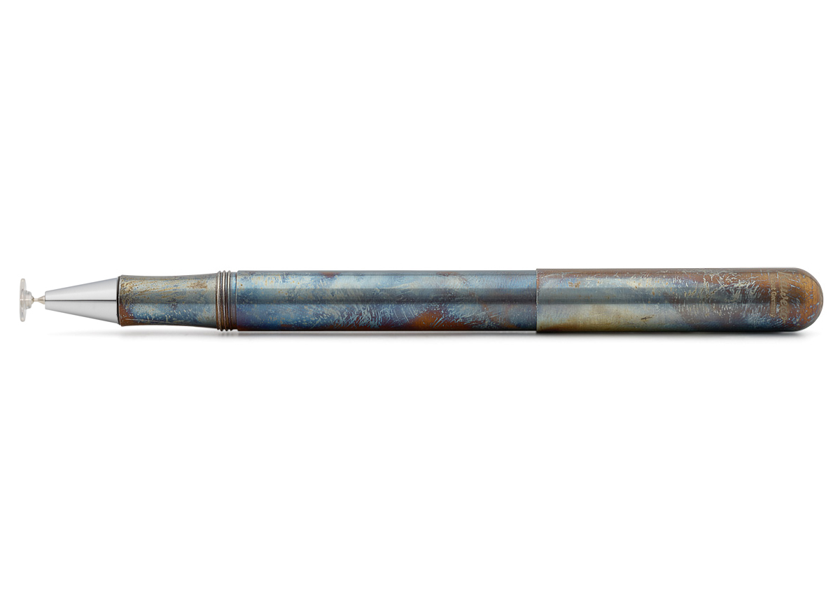 Kaweco_Liliput_Connect_Stylus_Disc_steel_fireblue_silver_stylus Kaweco LILIPUT CONNECT Disc Stylus Fireblue Silber Spitze