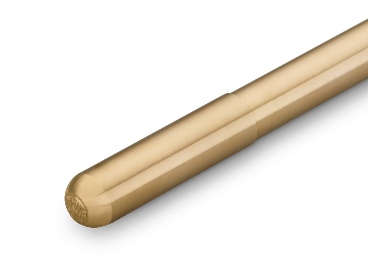 Kaweco SUPRA Füllhalter Messing | Fein Stahl blank