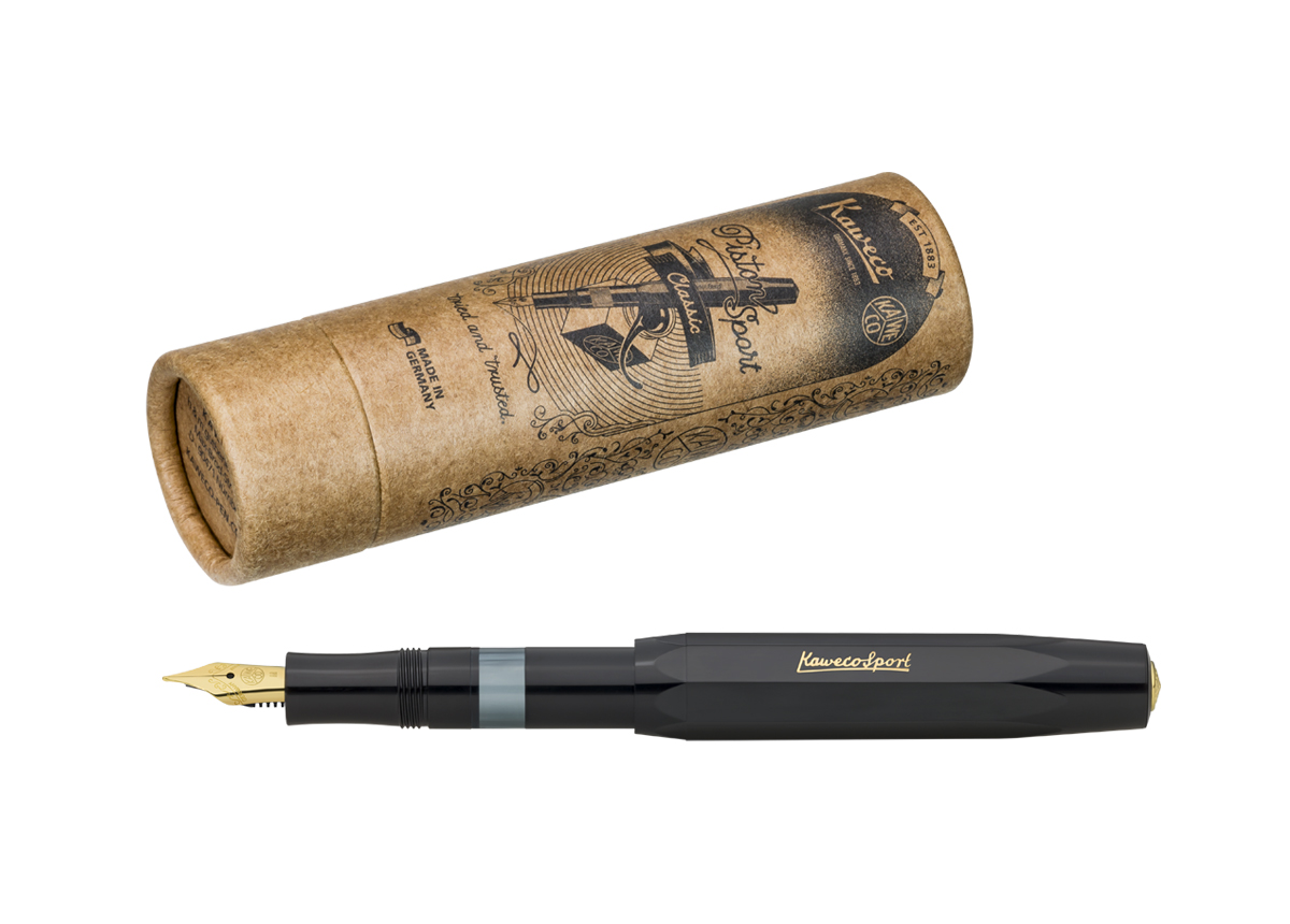 Kaweco PISTON SPORT CLASSIC Schwarz/Gold