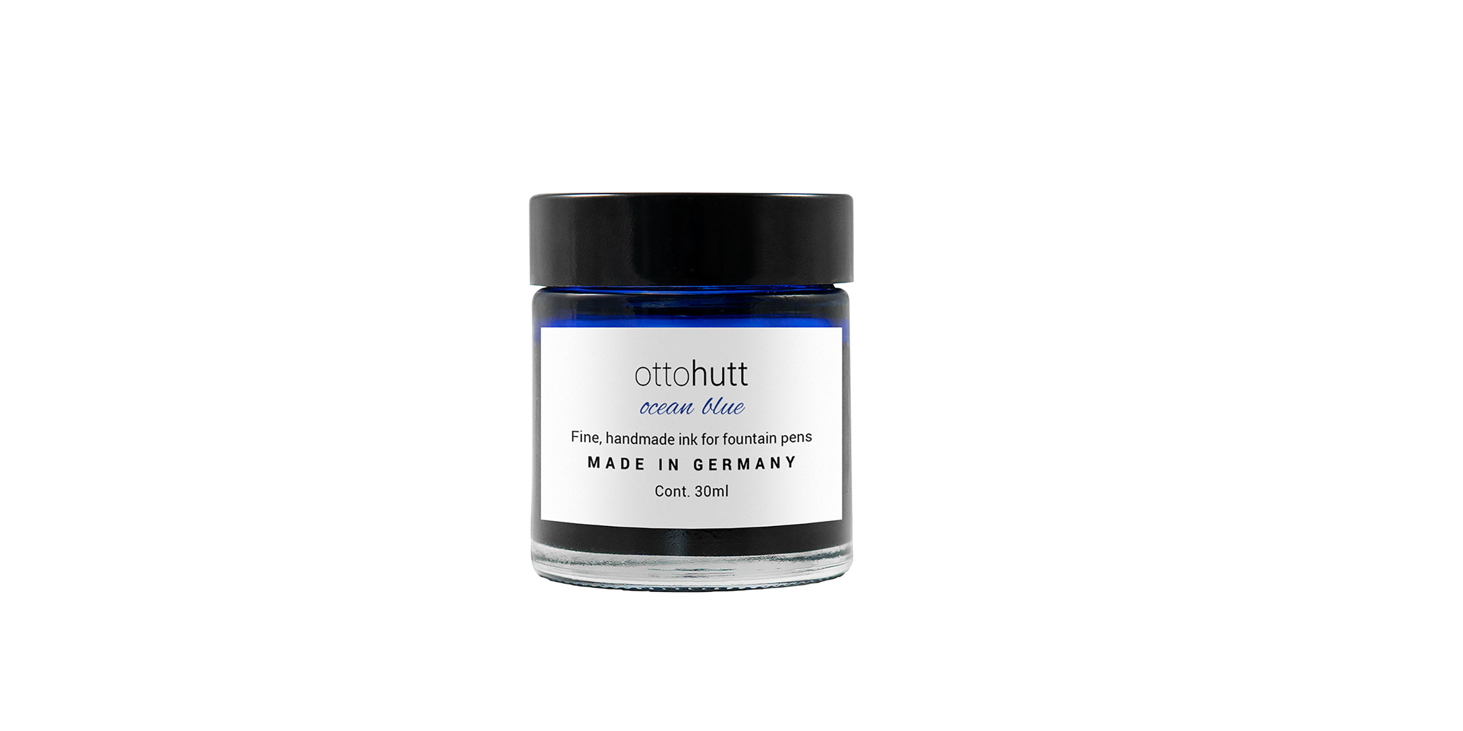 Otto-Hutt-Tintenglas-Ocean-Blue-ink-jar Otto Hutt Tintenglas 30 ml ocean blue
