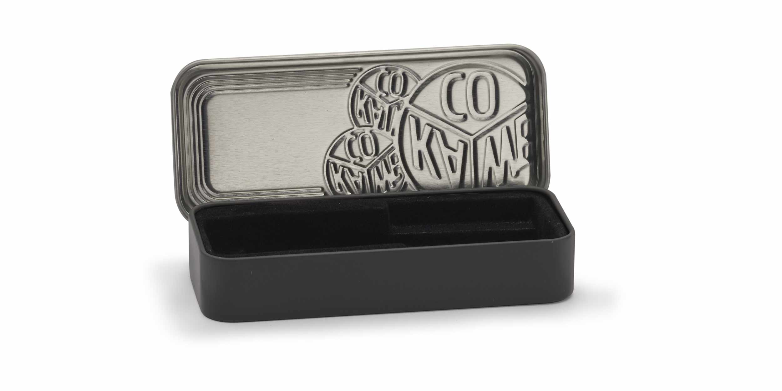 Kaweco-Blechdose-schwarz-offen Kaweco Blechdose Schwarz kurz offen