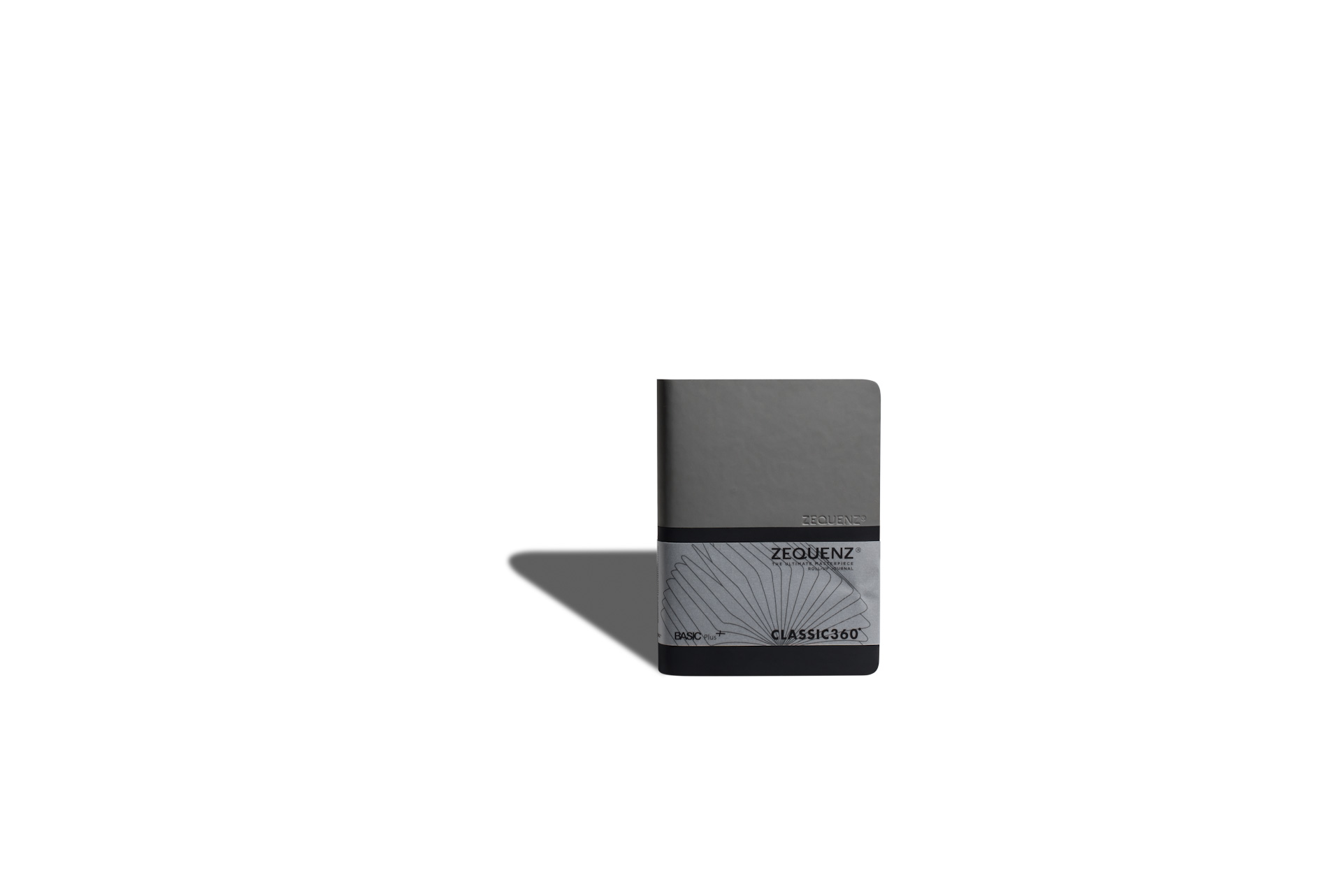 Zequenz Basic Plus 360 Notizbuch A6 Grau Schwarz