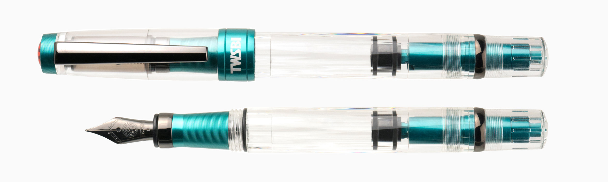 TWSBI Diamond 580 AL R Kolbenfüllhalter Caribbean Onyx