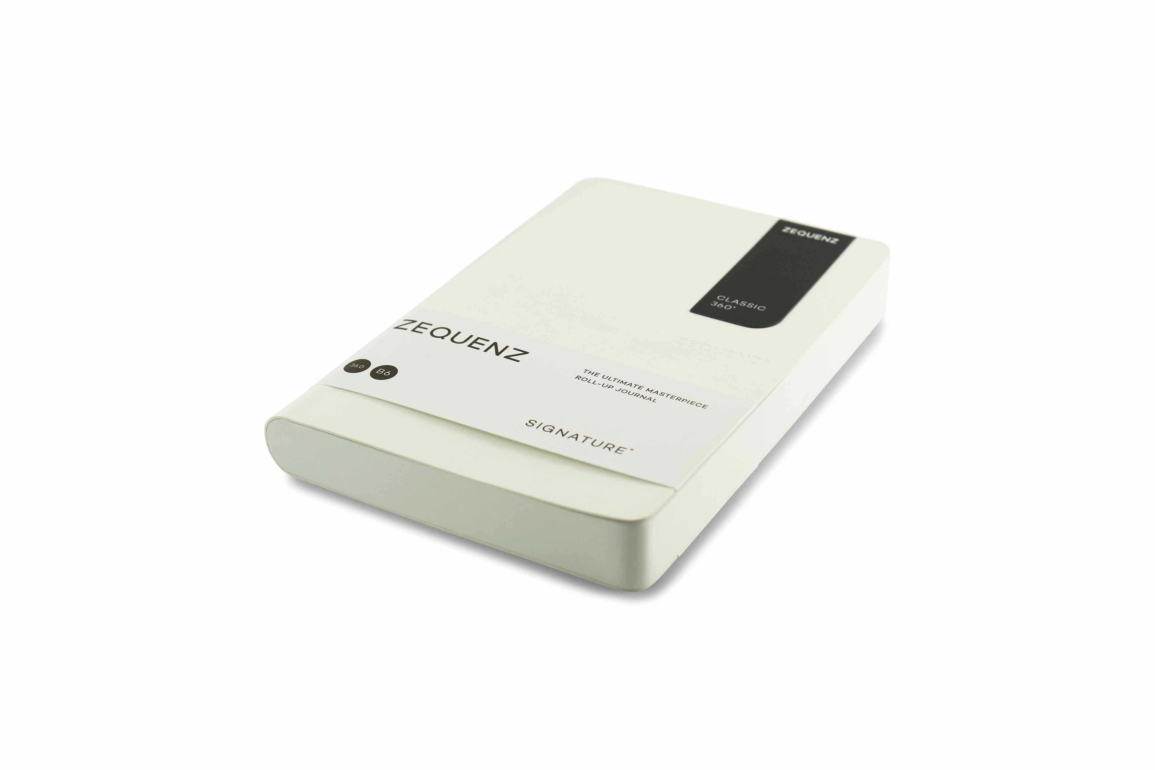 Zequenz-notebook-Signature-Classic-B6-white Zequenz Signature Classic 360 Notizbuch B6 Weiß
