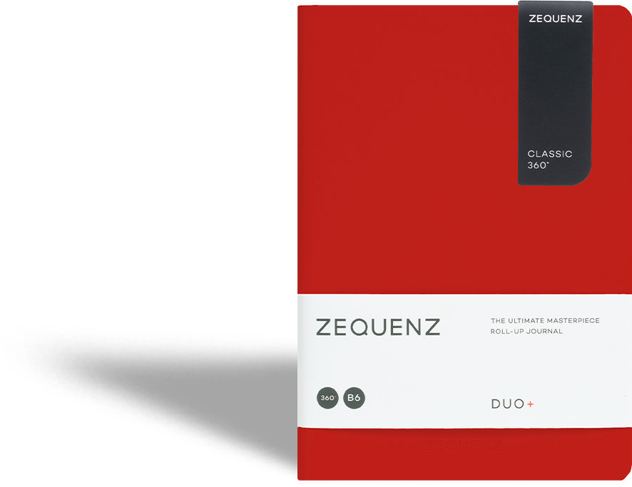 Zequenz Duo Plus Notizbuch B6 Alpine Sunset