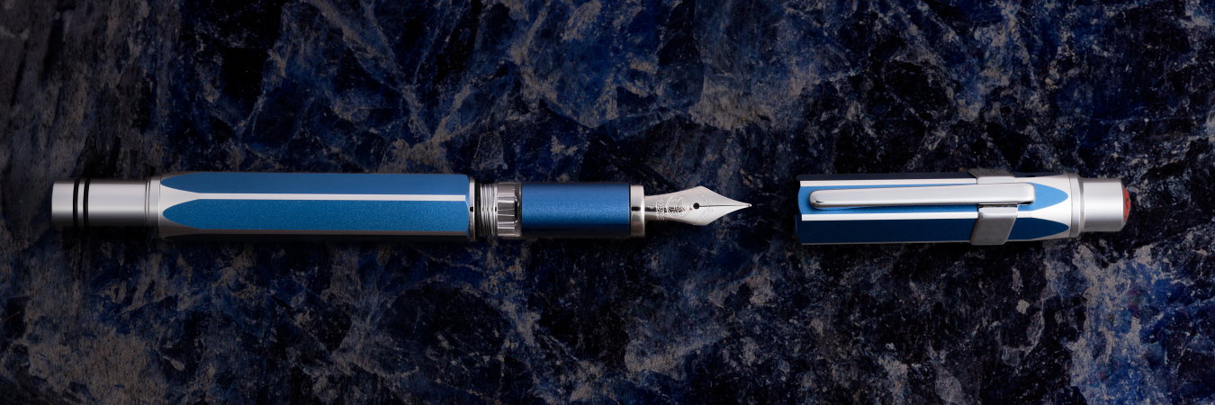 TWSBI Precision Kolbenfüllhalter Gemini Blue