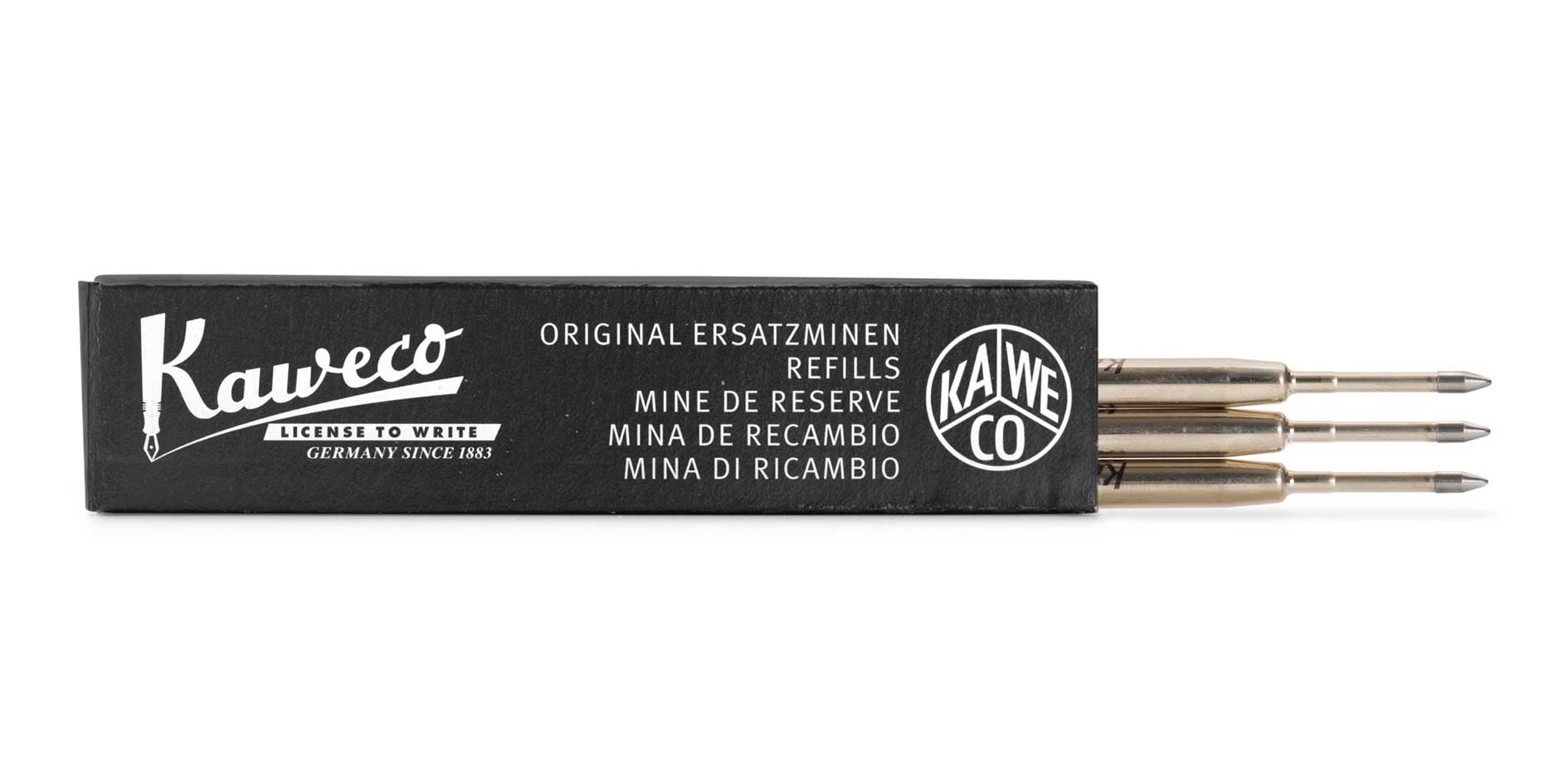 Kaweco-ballpen-refills-G2-black Kaweco Kugelschreiber Minen G2 Schwarz