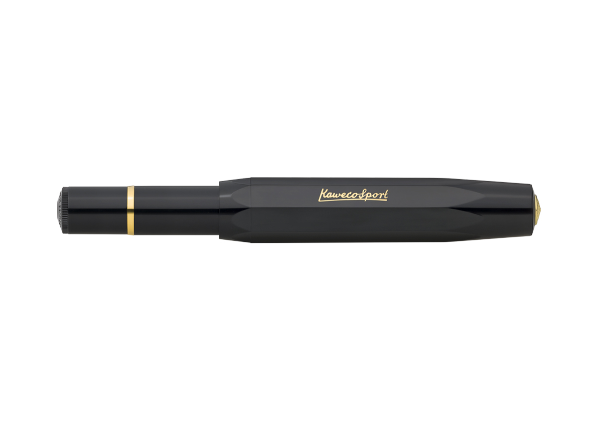 Kaweco PISTON SPORT CLASSIC Schwarz/Gold