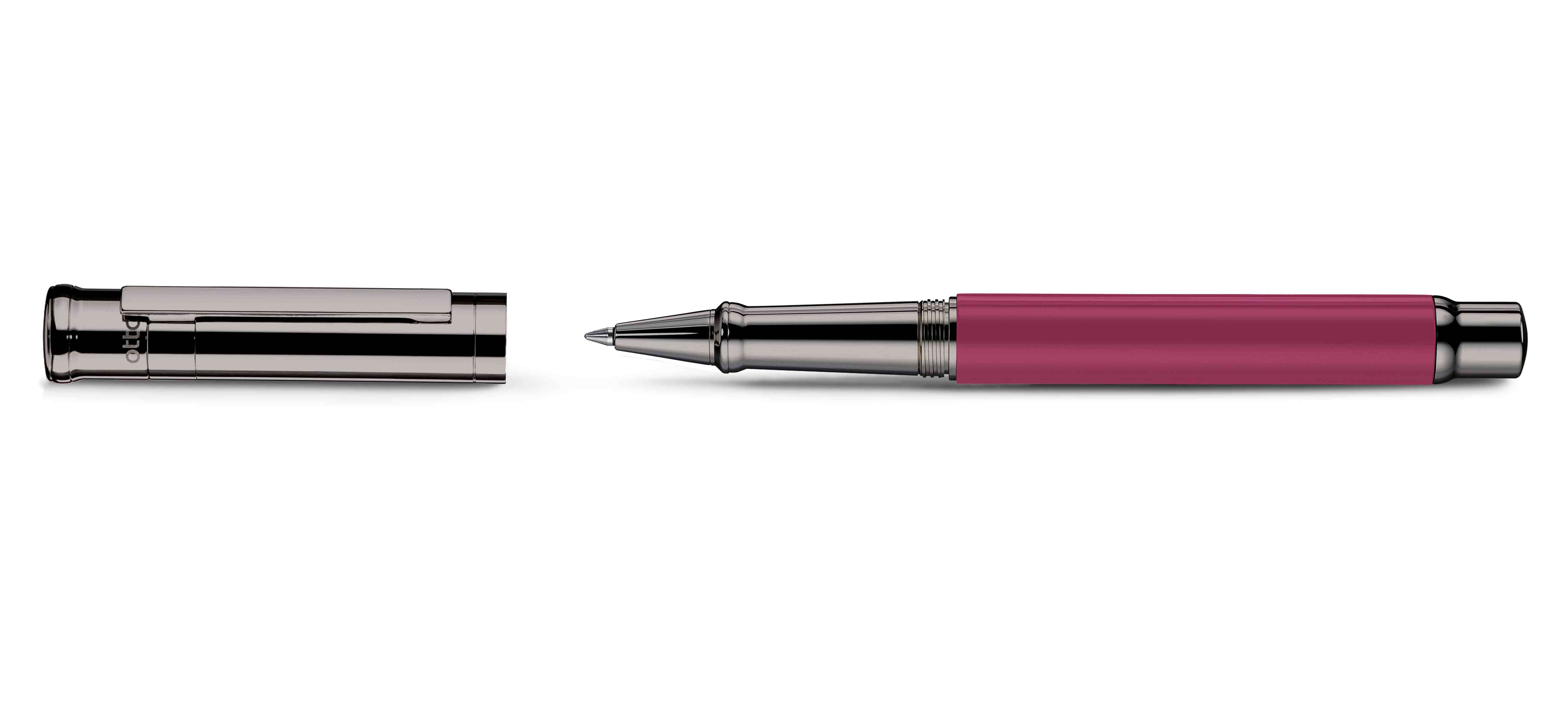 Otto-Hutt-Rollerball-Karminrose-rollerball-karminrosegne5N2bB7u92u Otto Hutt Entwurf 04 Rollerball Karminrose glänzend