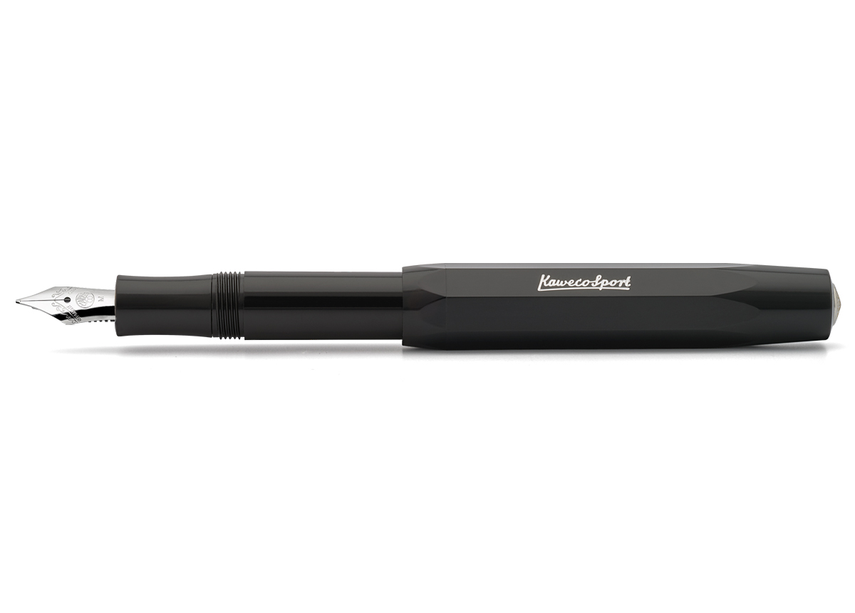 Kaweco-SKYLINE-F-llhalter-Grau-M Kaweco SKYLINE Sport Füllhalter Schwarz M