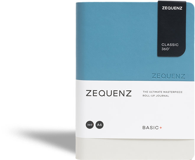 Zequenz Basic Plus Notizbuch A6 Arctic Sky