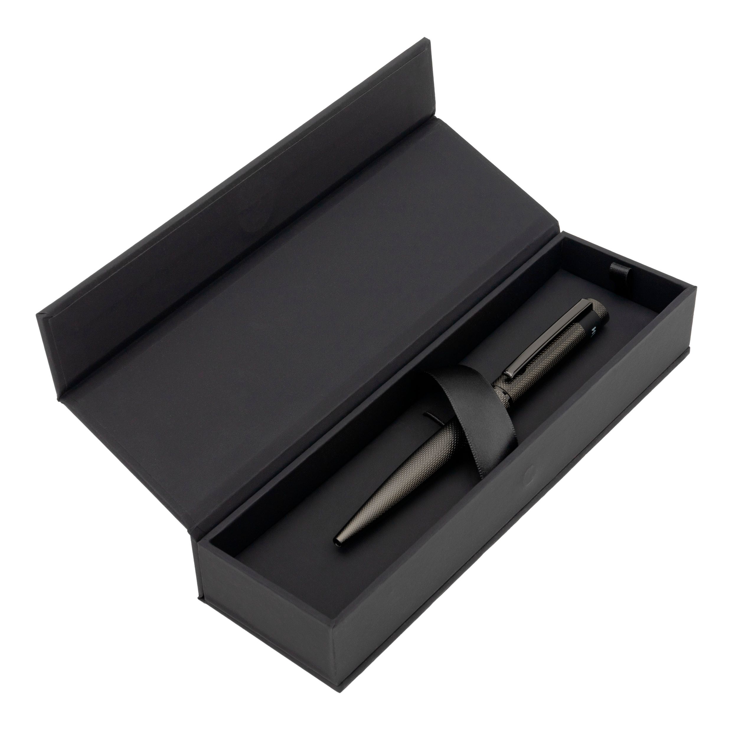 HSW3674D_E2-1 Hugo Boss Kugelschreiber Loop Diamond Gun