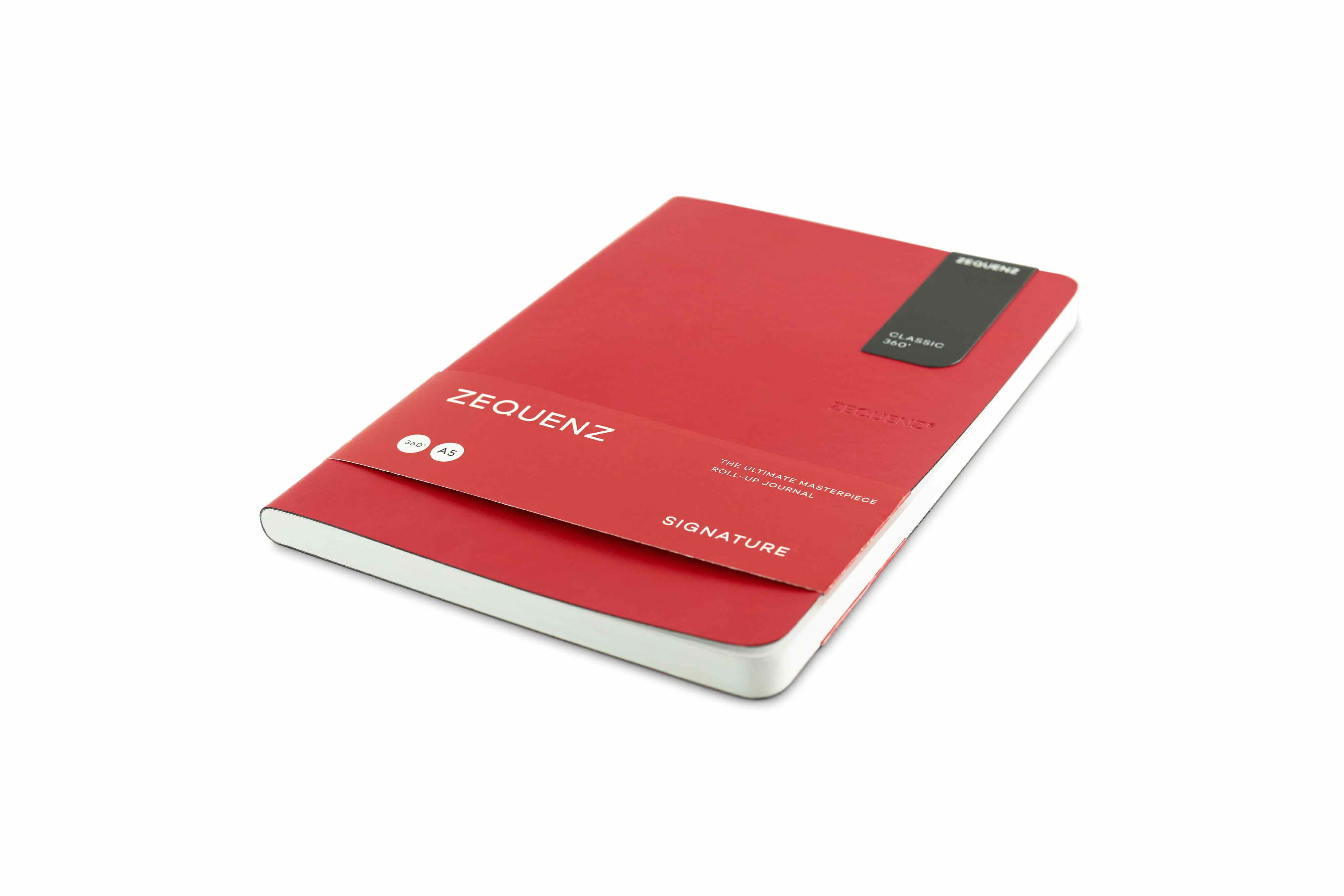 Zequenz-notebook-Signature-lite-A5-red Zequenz Signature Lite 360 Notizbuch A5 Rot