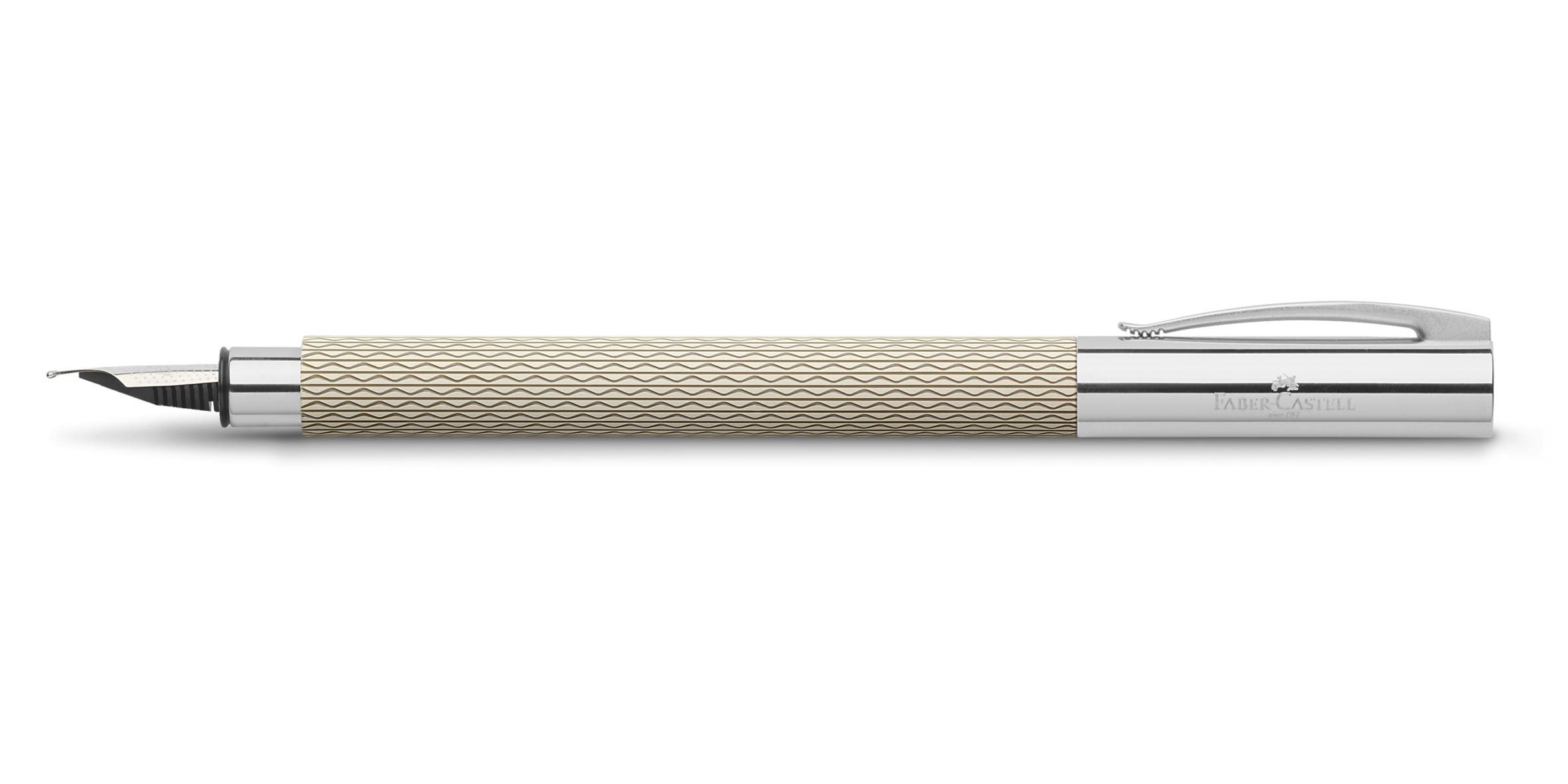 Faber-Castell Ambition OpArt Füllfederhalter White Sand