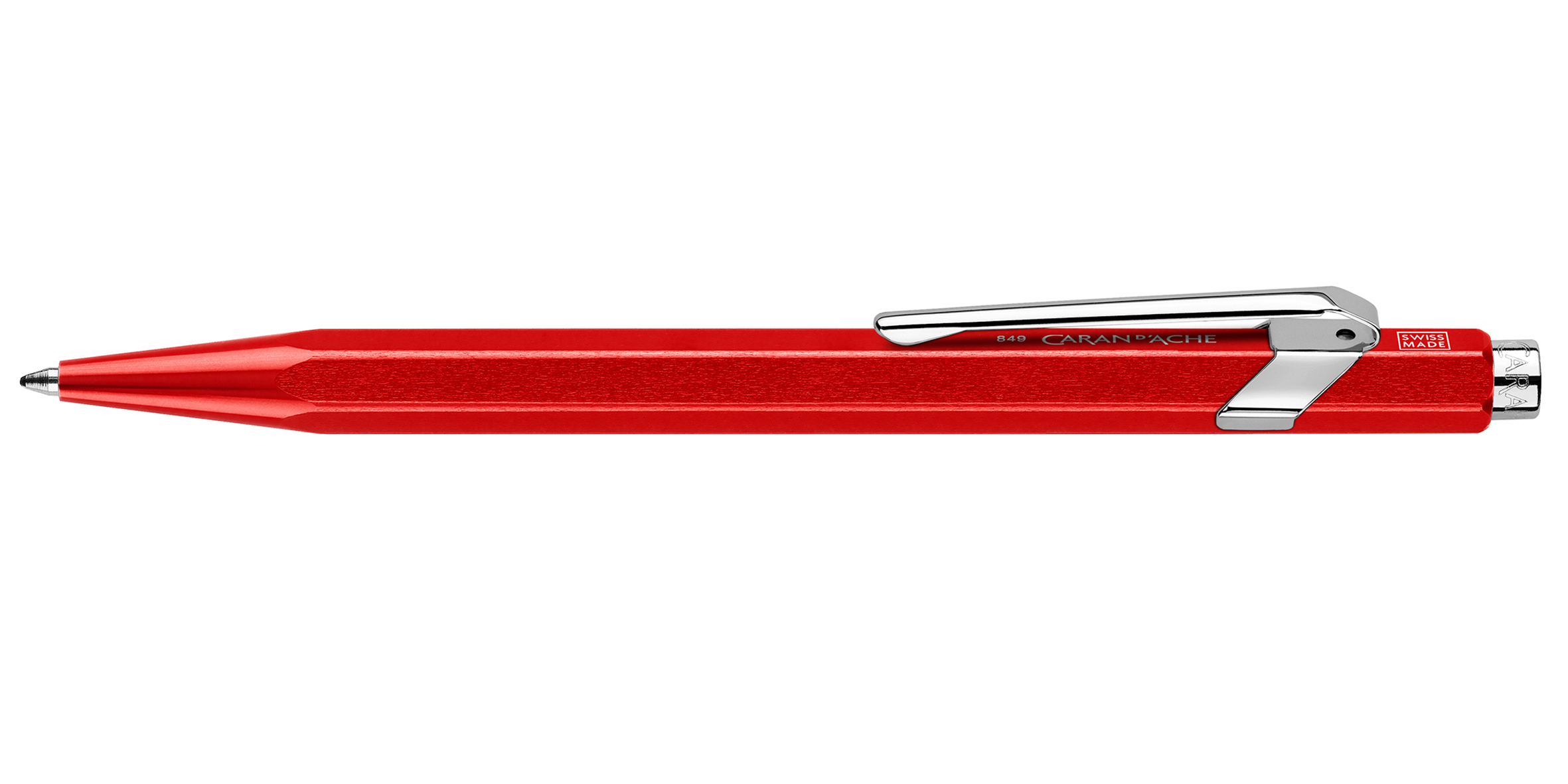 Caran d'Ache 849 Pop Line Kugelschreiber Metallic Rot