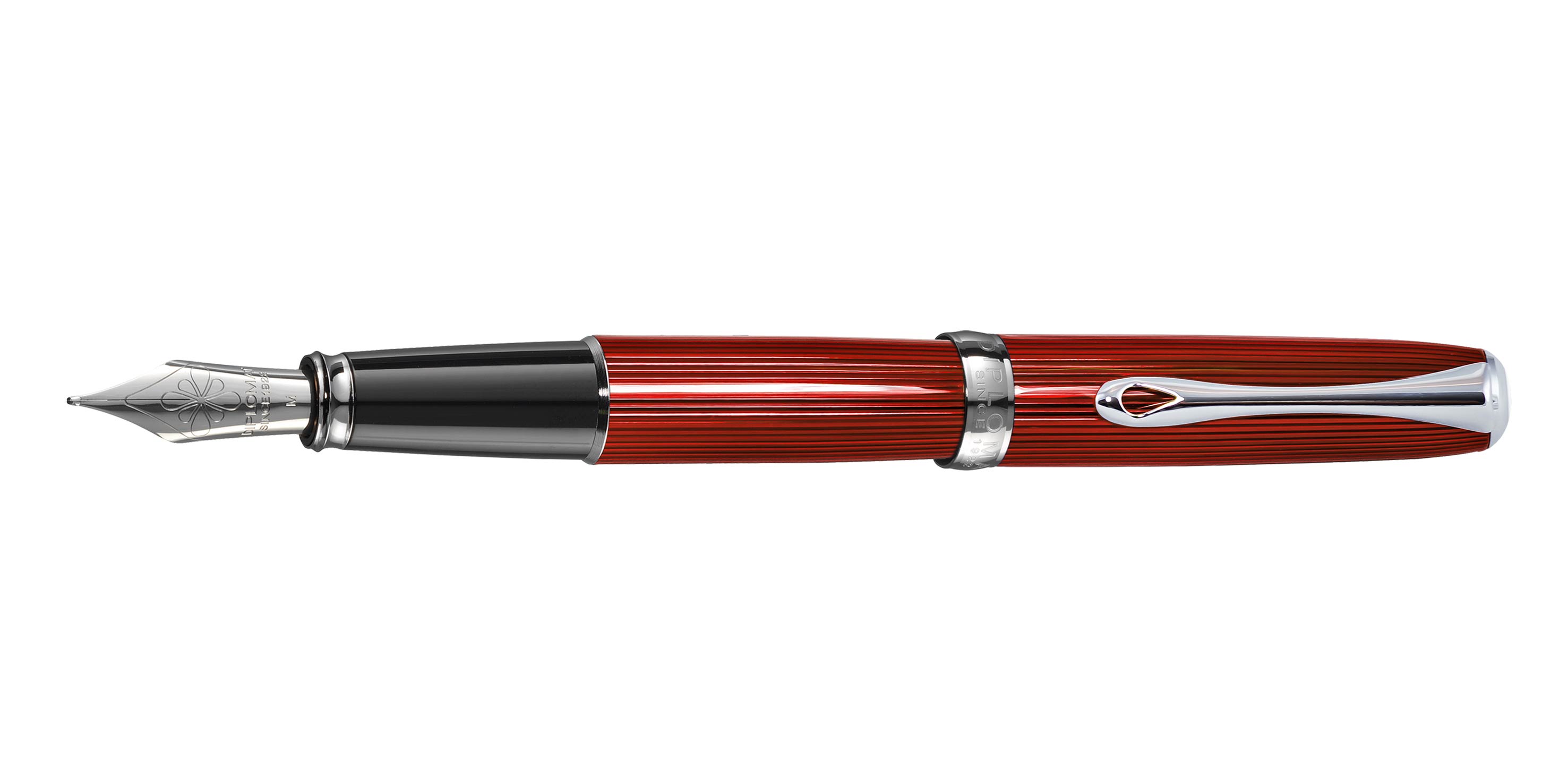 Diplomat Excellence A2 fountain pen skyline red nib stainless steel