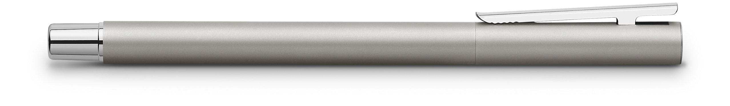 342100_Neo-Slim-Stainless-Steel-fountain-pen-M-silver-matt_High-Res_52101 Faber-Castell Füllhalter Neo Slim Edelstahl matt