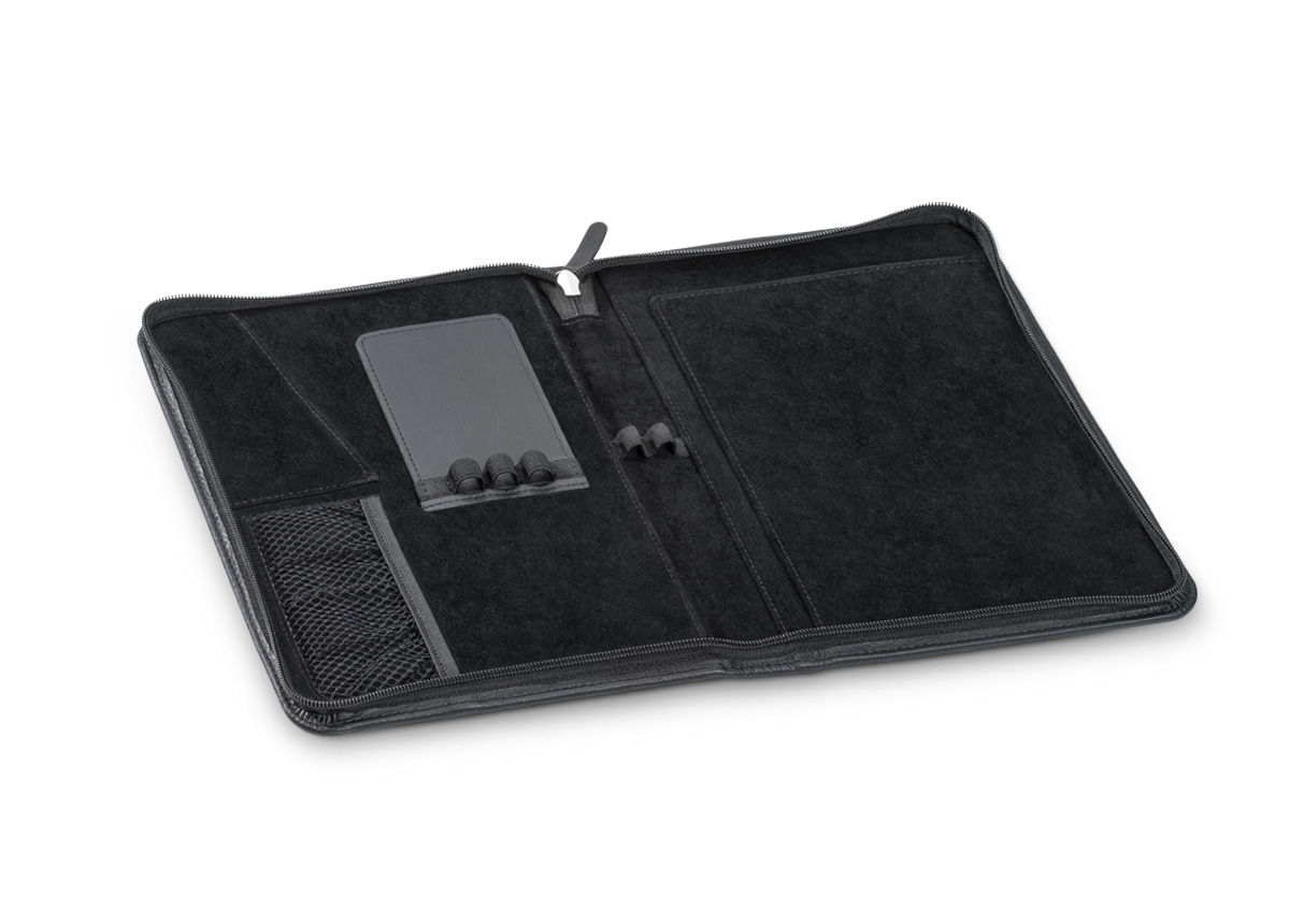 Kaweco_Organiser_Black_open_empty_web_sS1ick6uQop4KA Kaweco Organiser Schwarzes Leder A5
