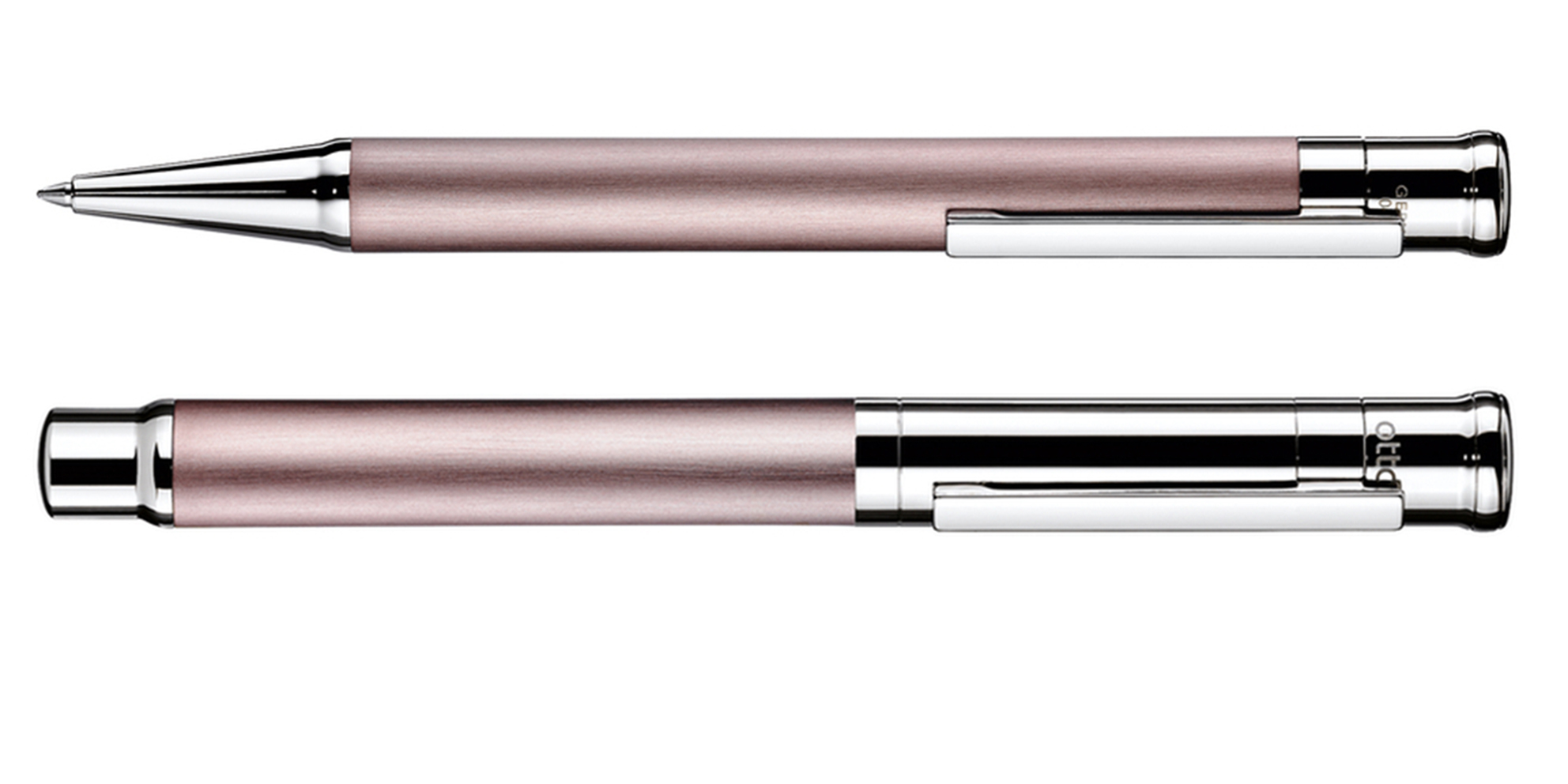Otto-Hutt-Design-04-ballpen-Harmony-Pearlpink-Set Otto Hutt Entwurf 04 Füllhalter + Kugelschreiber-Set Pearl Pink HARMONY Limited Edition