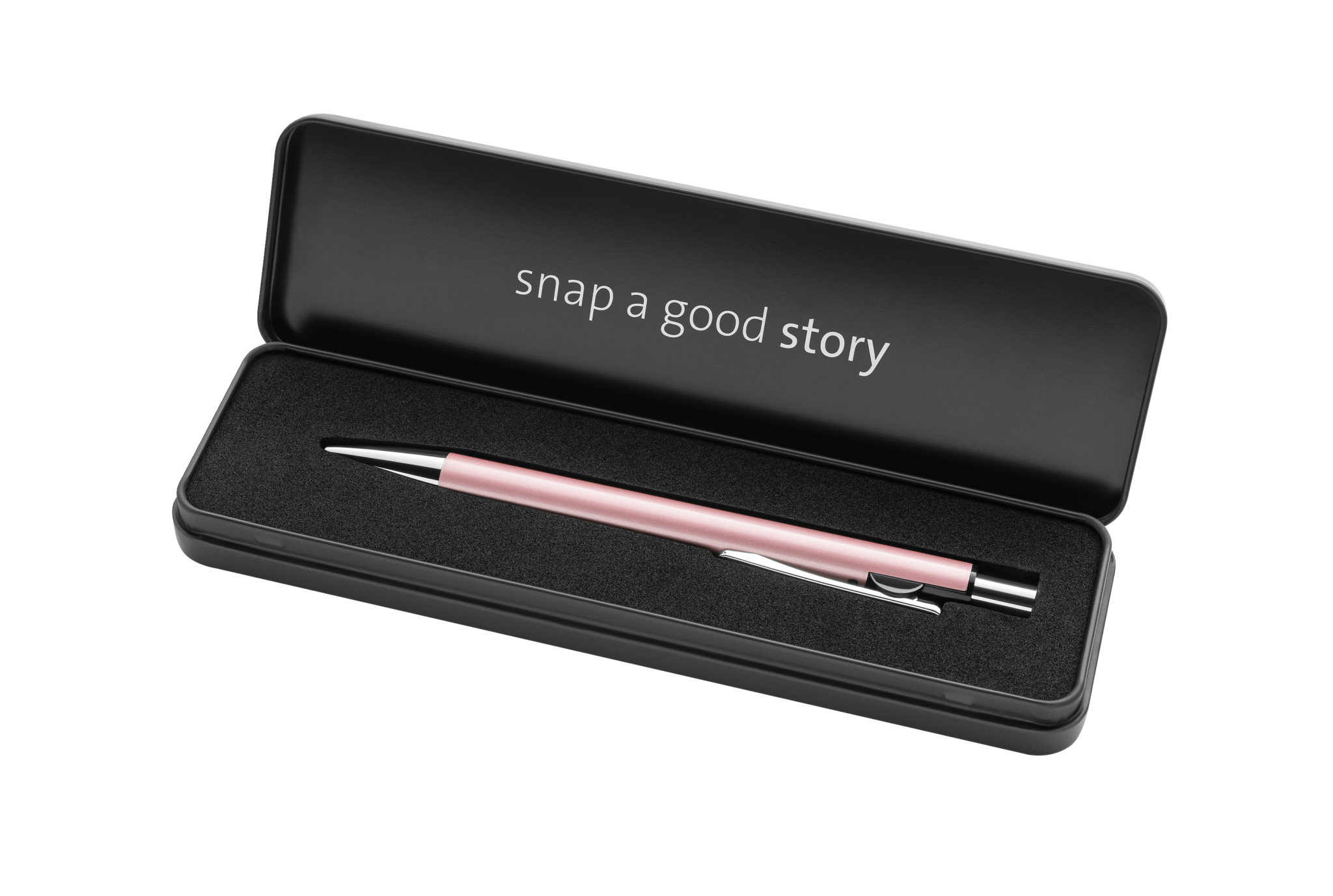 821254-3 Kugelschreiber Snap K10 Metallic Rosegold im Metalletui