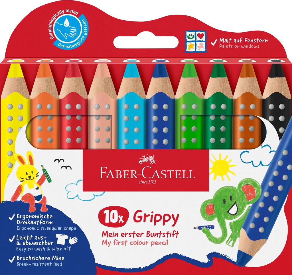 Faber-Castell Grippy Buntstifte 10er Set