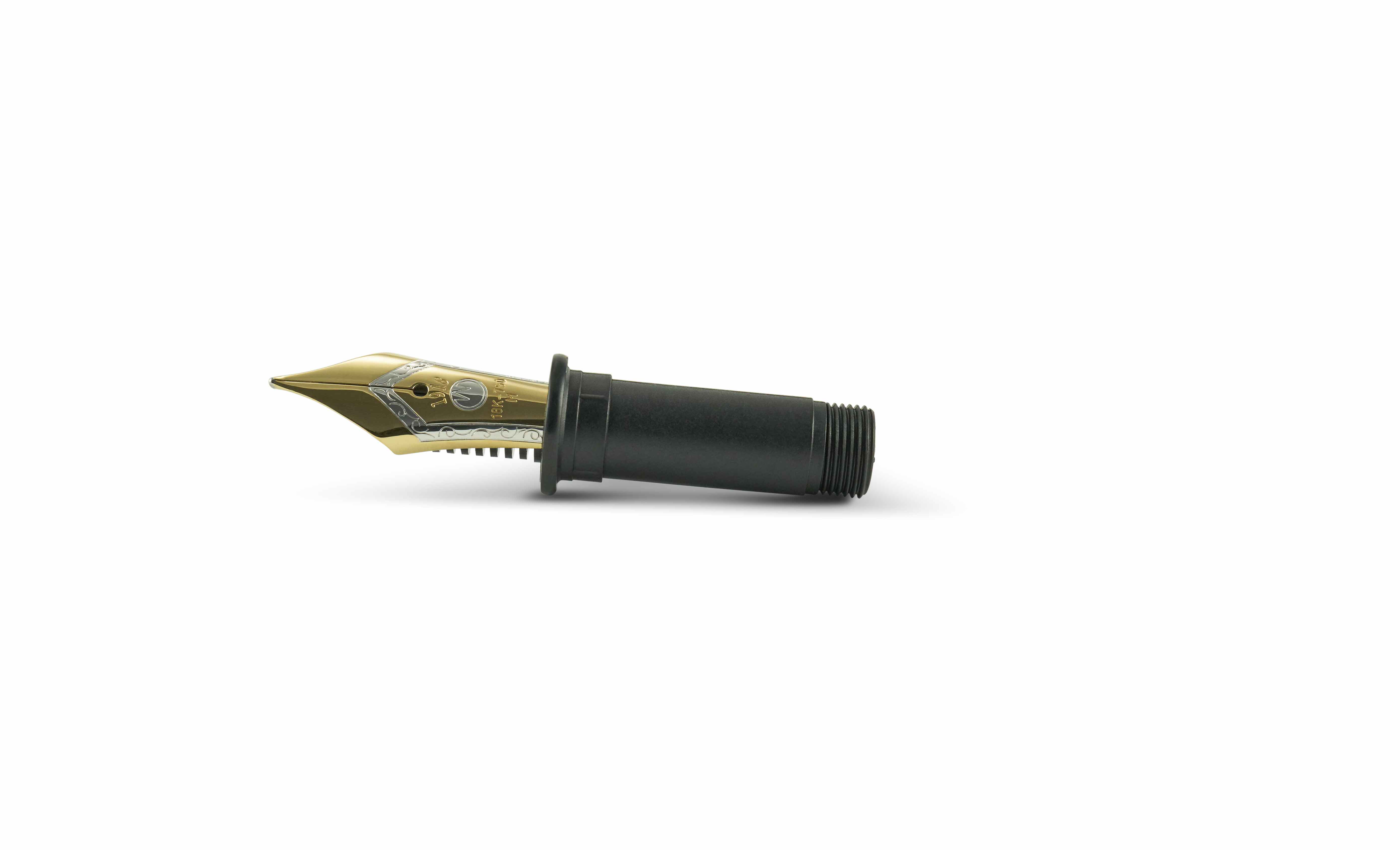 Waldmann-fountain-pen-nib-big-0146-medium-18-karat Waldmann Ersatz Feder 18 kt. Gold groß Medium