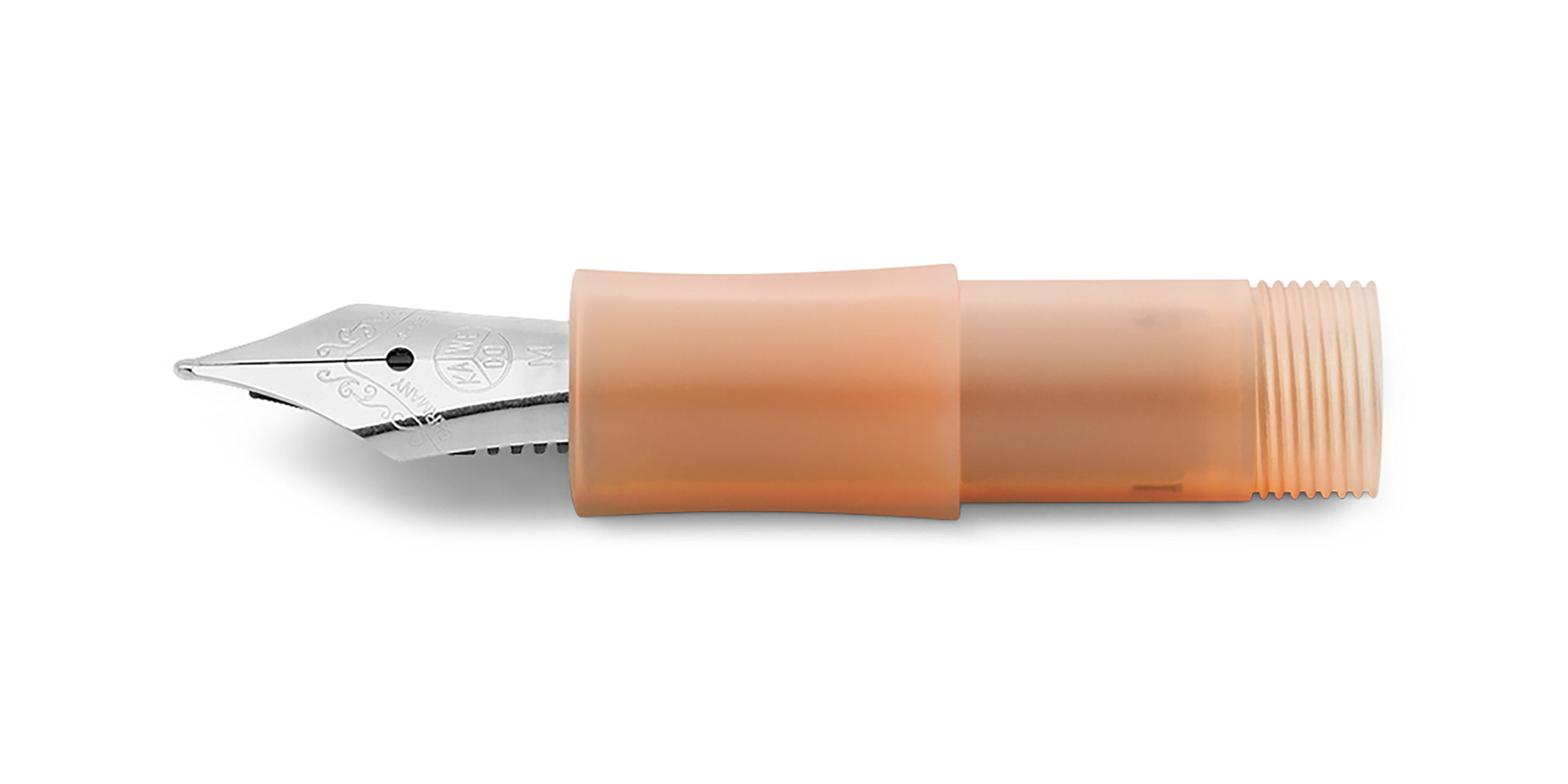 Kaweco-F-ller-Mundst-ck-mit-Feder-Soft-Mandarine-fountain-pen-front-part-with-nib Kaweco FROSTED Sport front part with nib Soft Mandarine