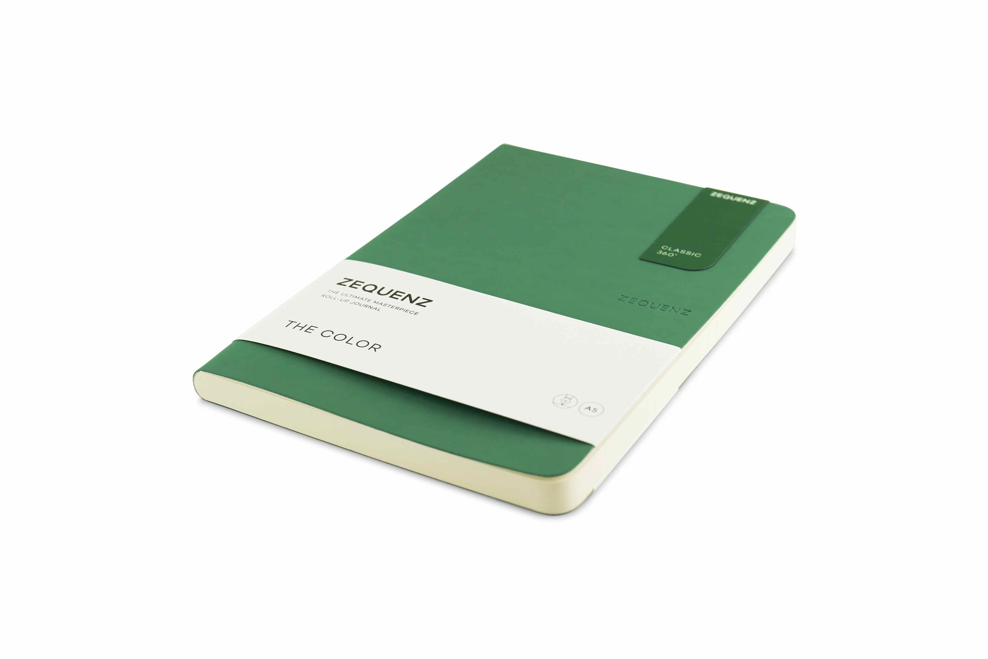 Zequenz-notebook-The-Color-A5-Jade-Green Zequenz The Color Notizbuch A5 Jadegrün