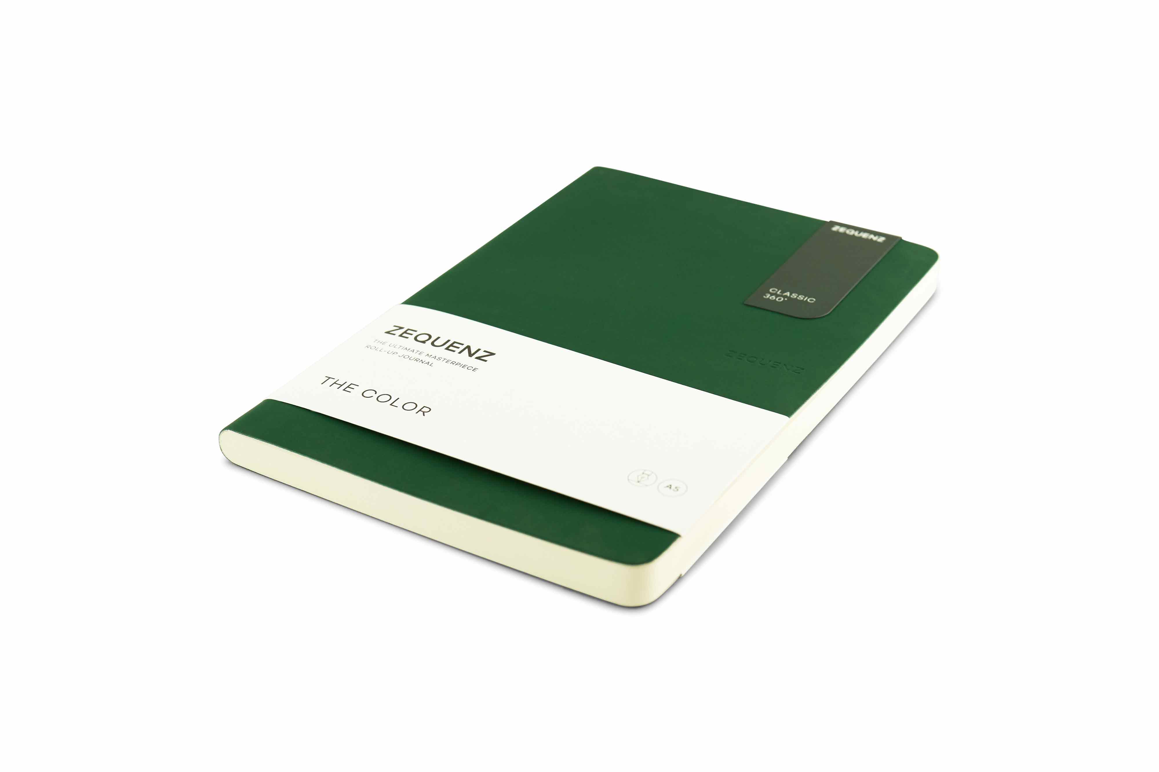 Zequenz-notebook-The-Color-A5-Emerald-Green Zequenz The Color Notizbuch A5 Smaragdgrün