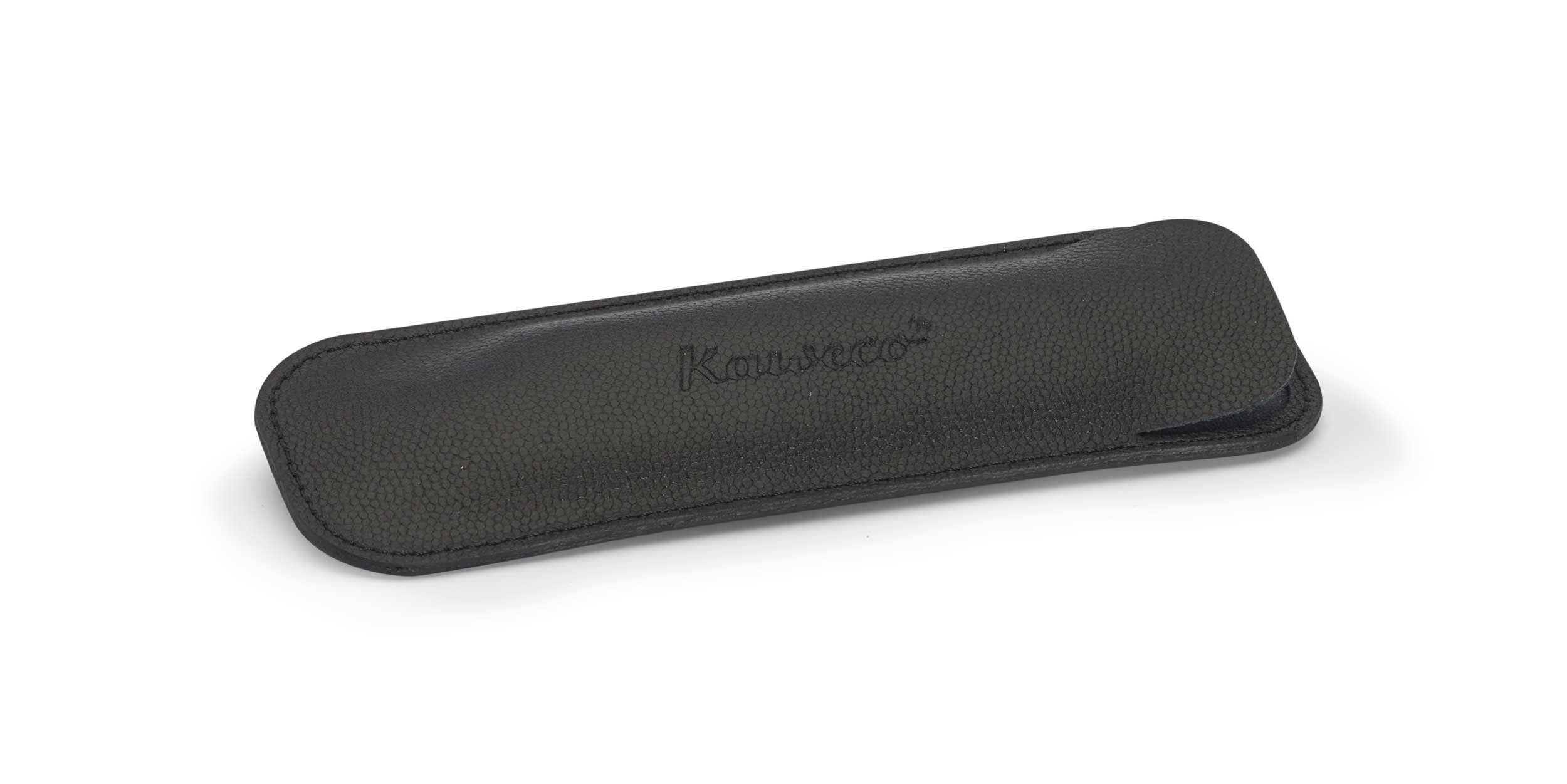 Kaweco-ECO-pouch-black-2-long-pens Kaweco langes ECO Leder Etui für 2 Stifte Schwarz
